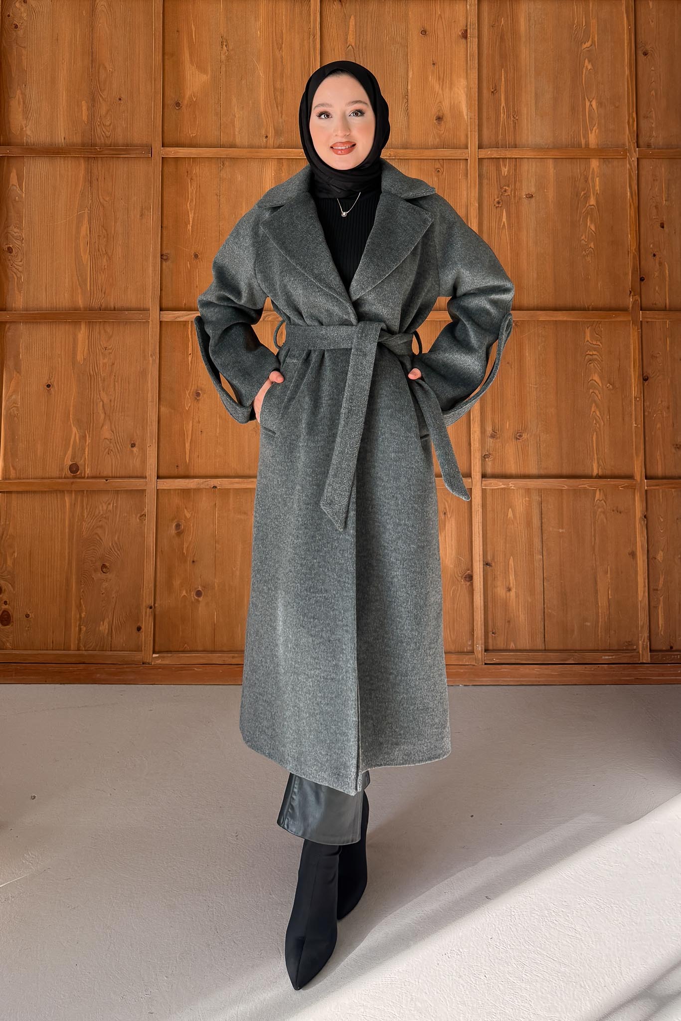 Angora Coat Baby Blue