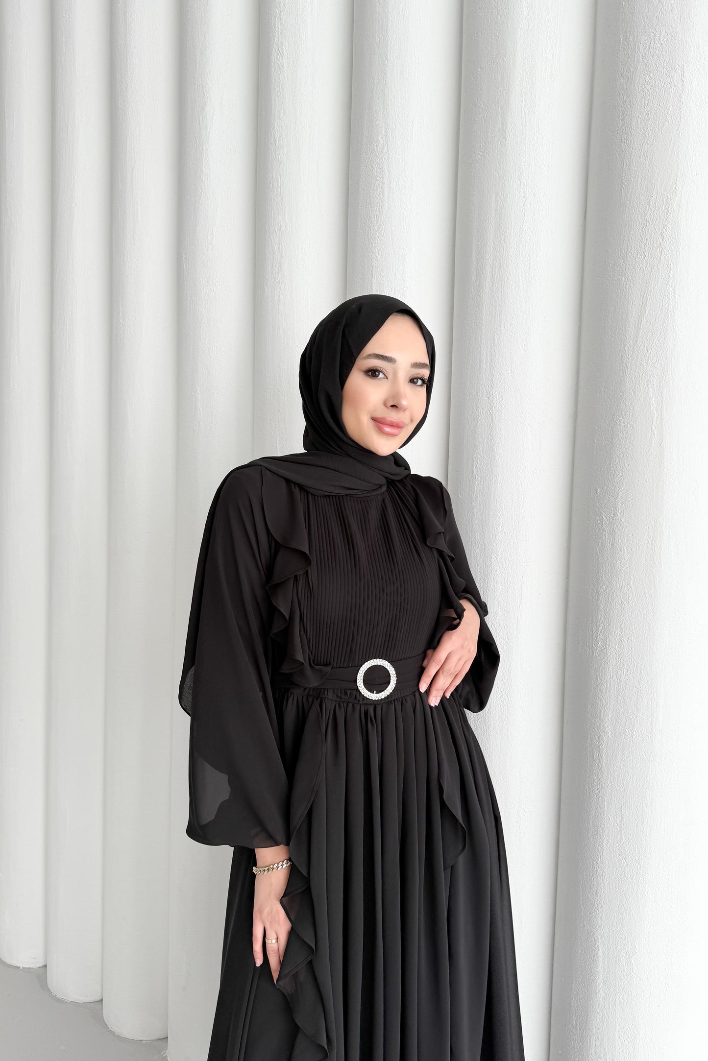 Luisa Abiye Elbise Siyah