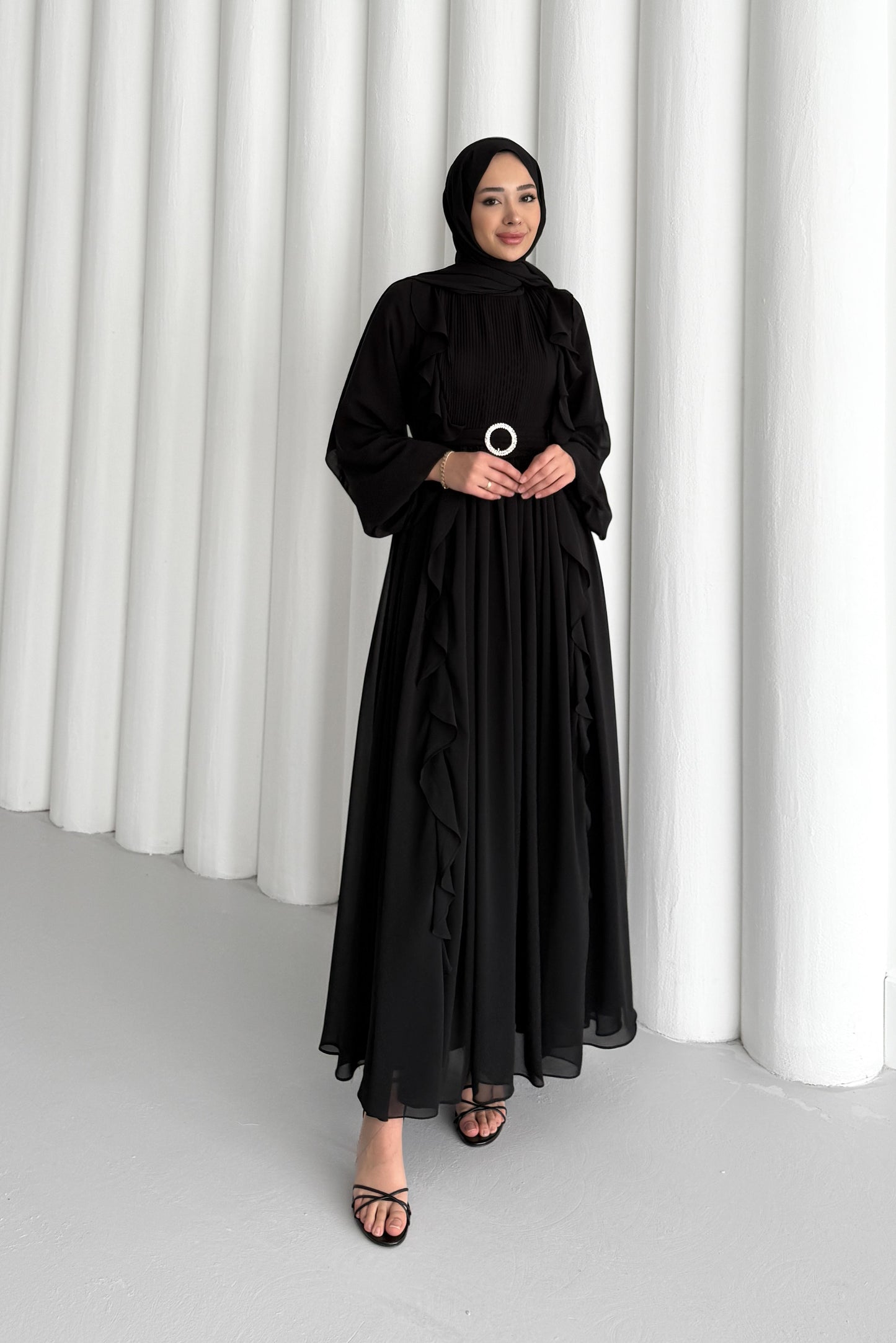 Luisa Abiye Elbise Siyah