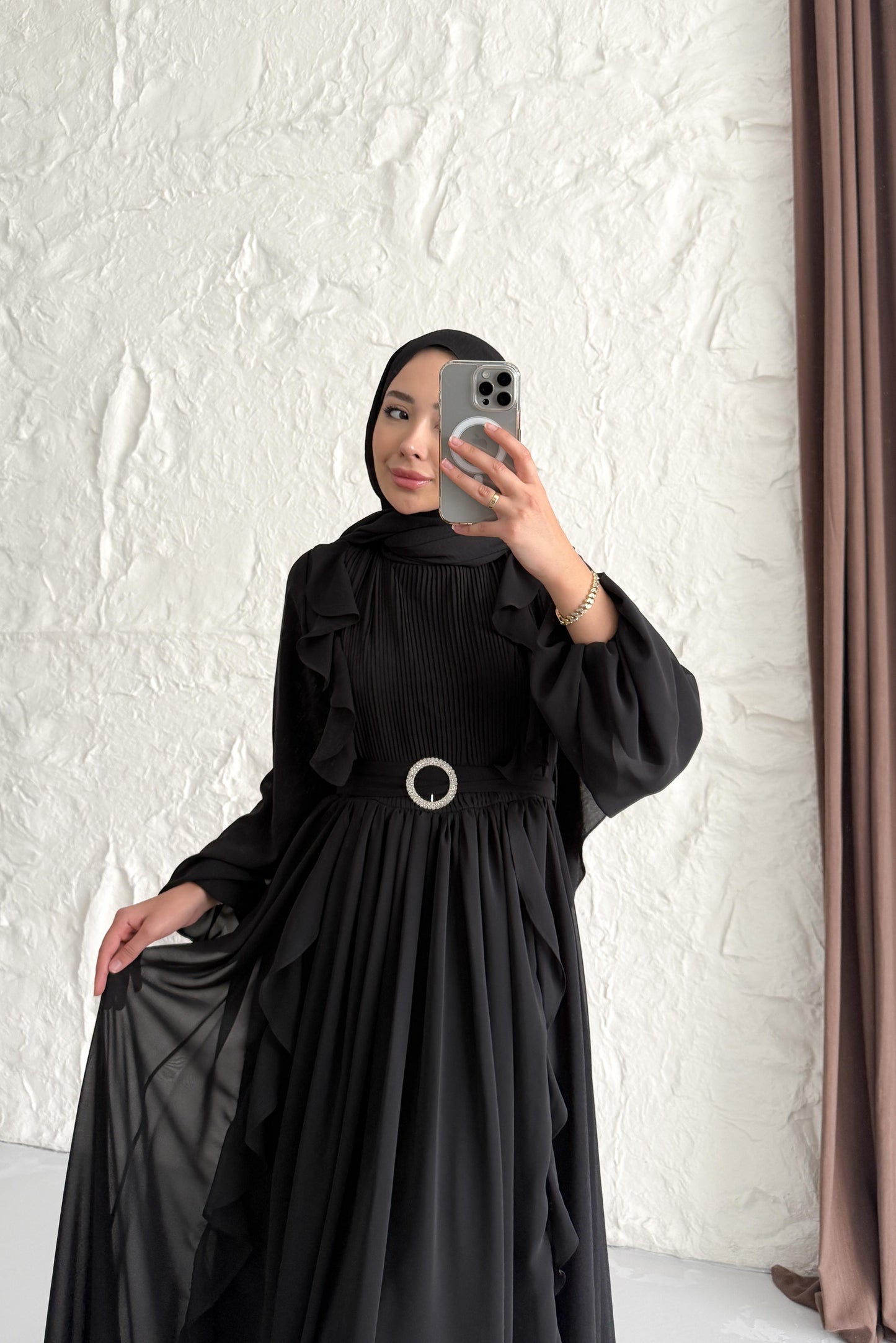 Luisa Abiye Elbise Siyah