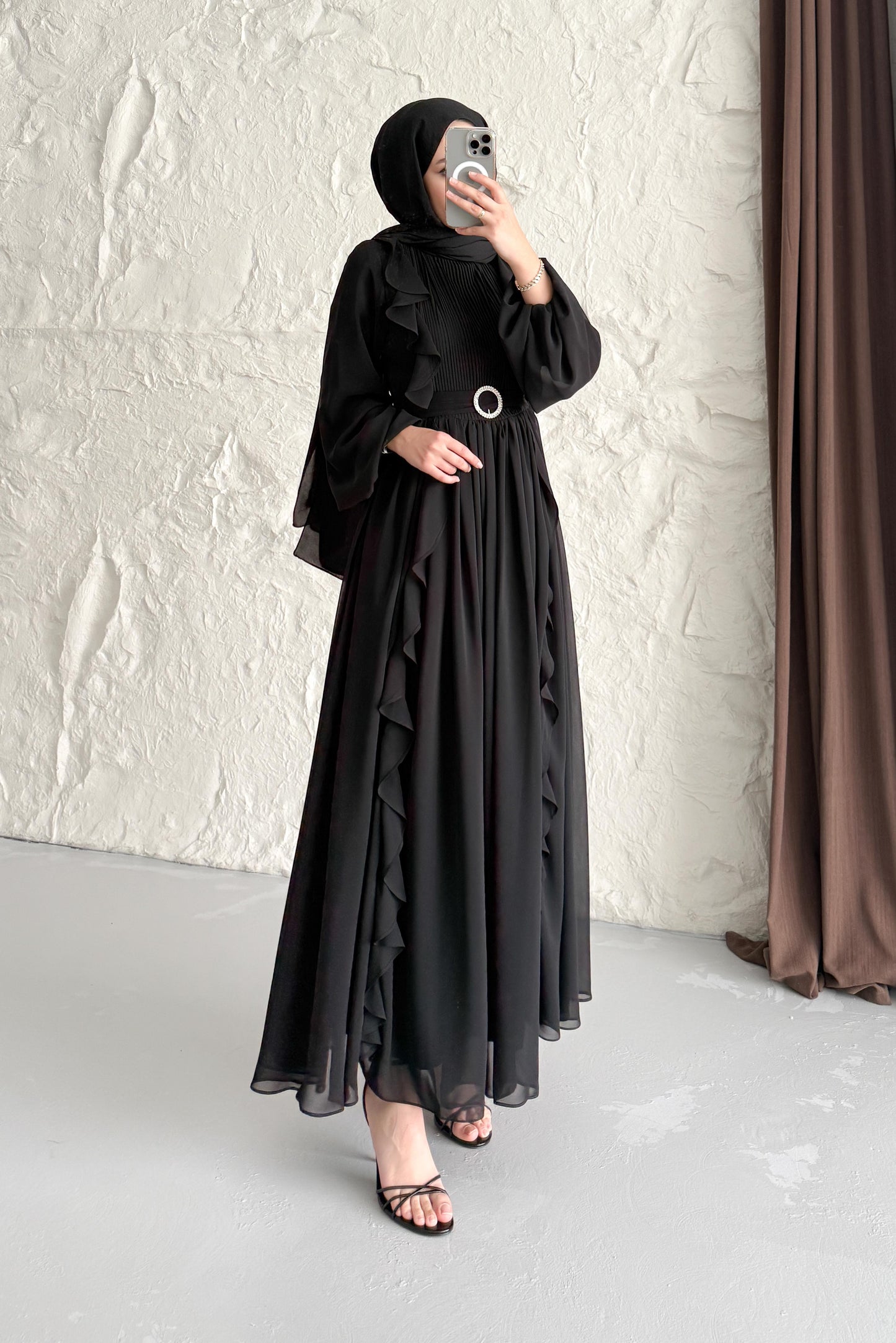 Luisa Abiye Elbise Siyah