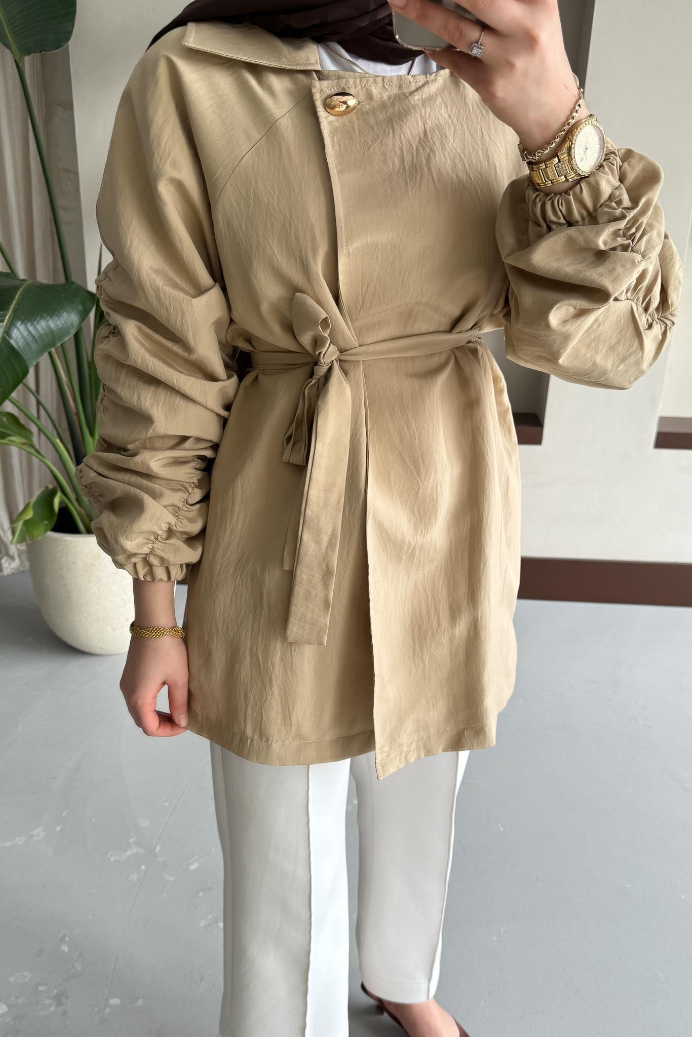 Ajda Pleated Skirt Set Petrol