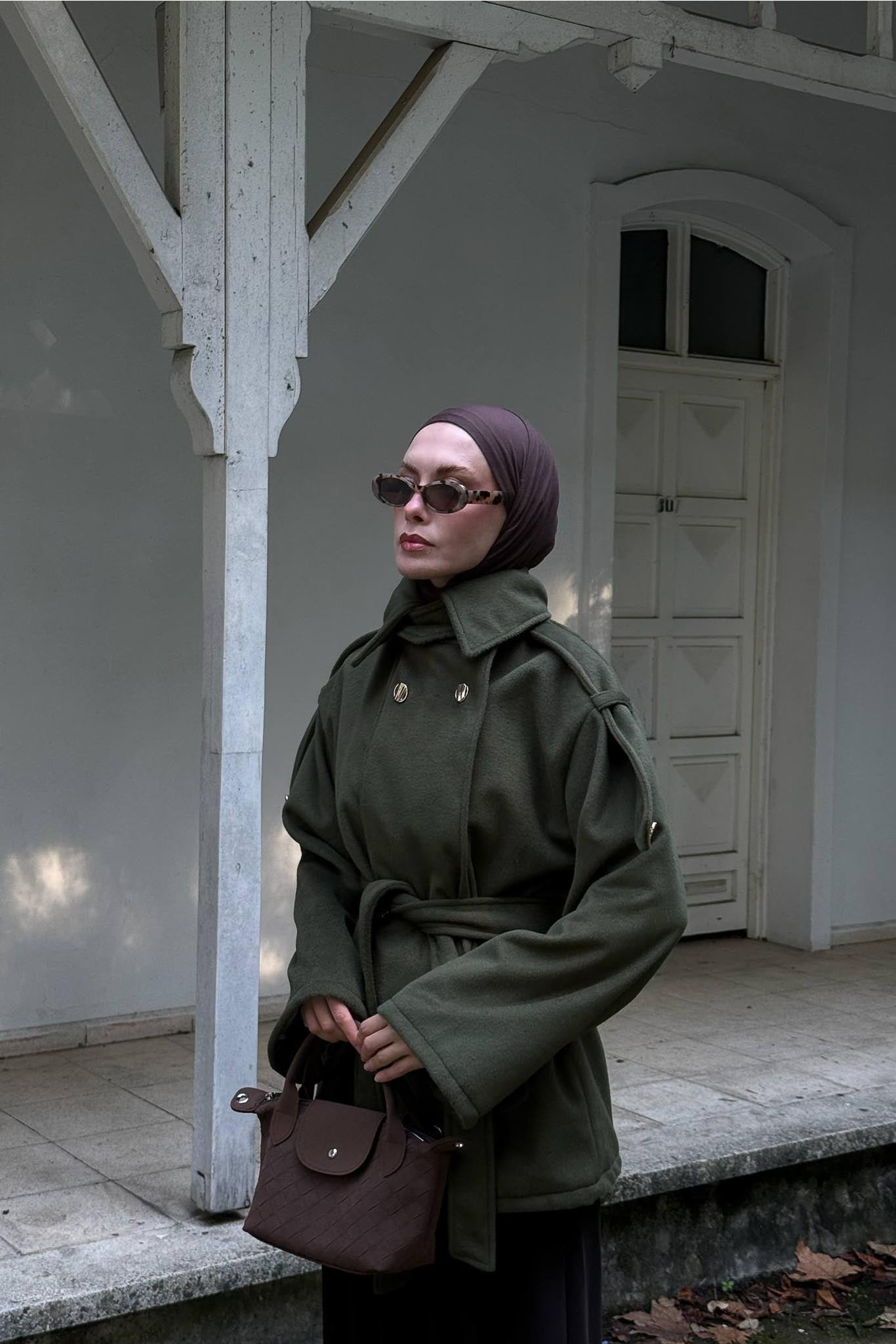 Prime Trench Coat Oil Green