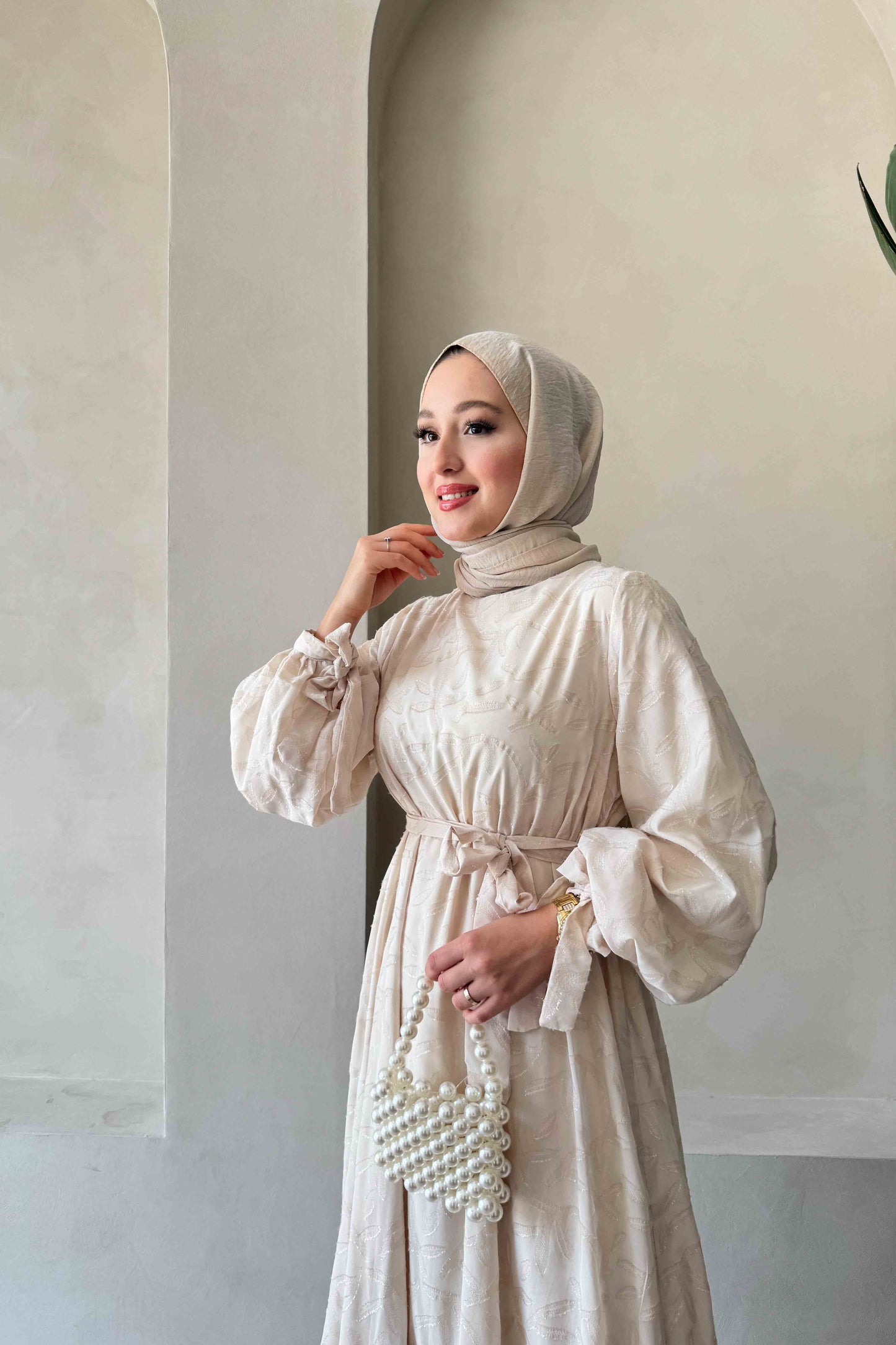 Alaçatı Dress White