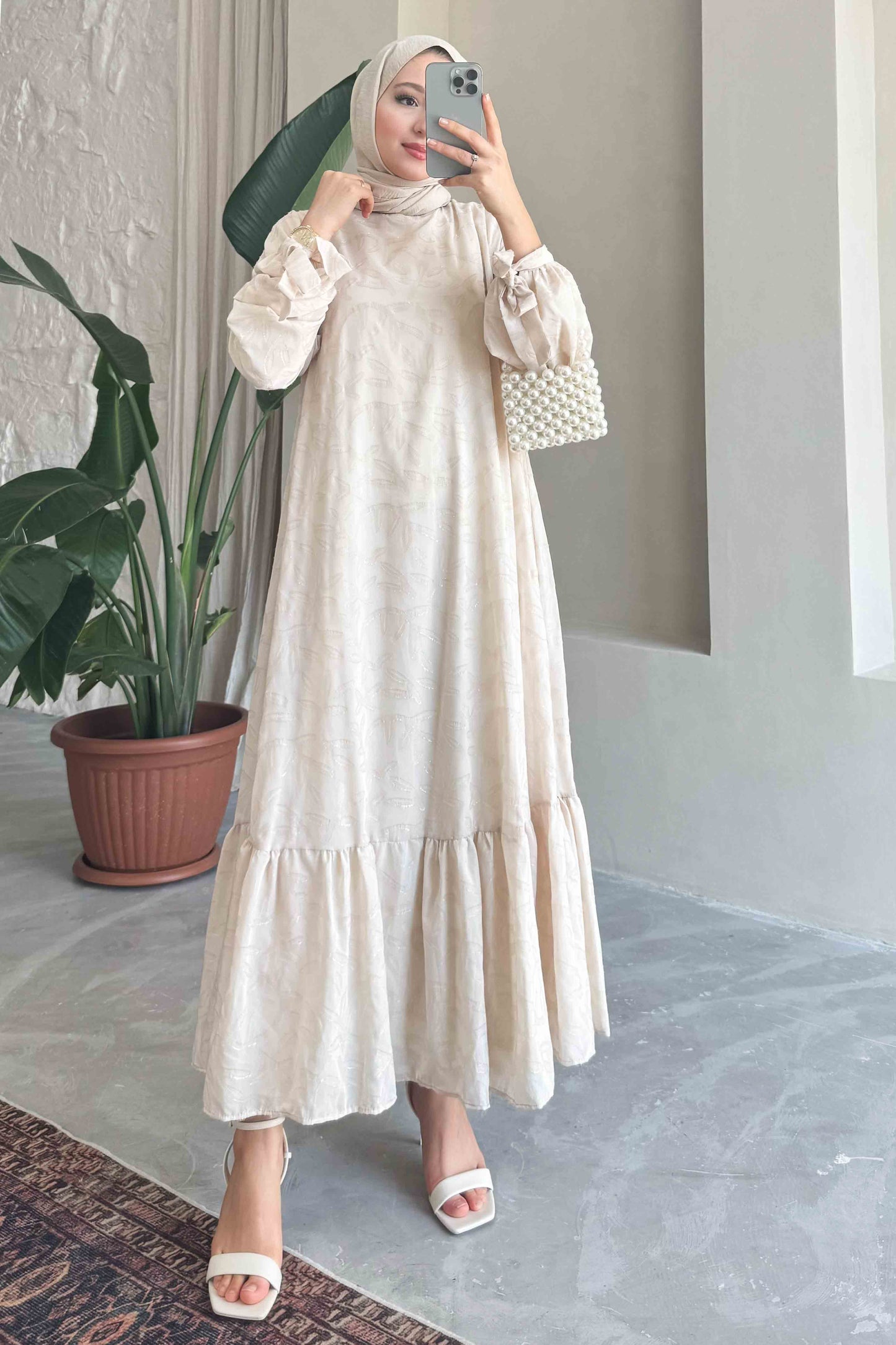 Alaçatı Dress White