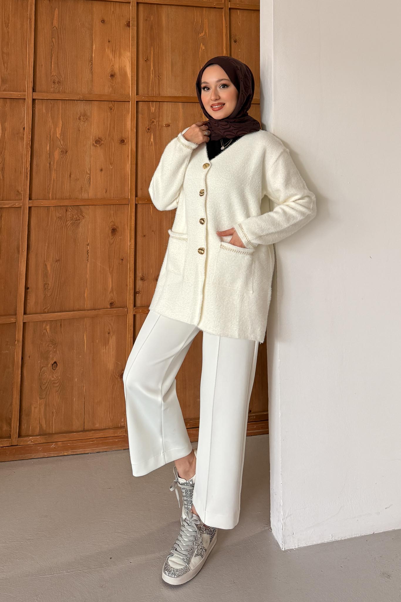 Ajda Pleated Skirt Set Petrol