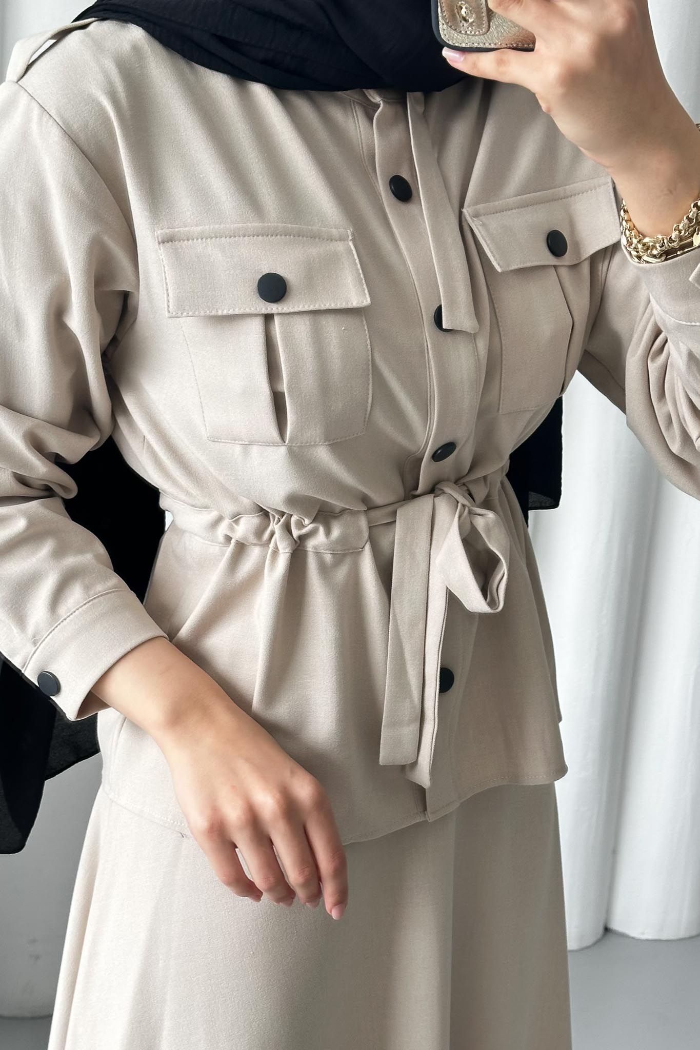 Armia Pleated Detailed Suit Light Lilac