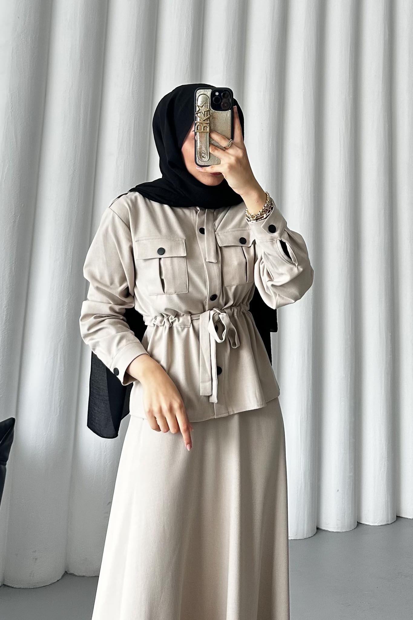 Armia Pleated Detailed Suit Light Lilac