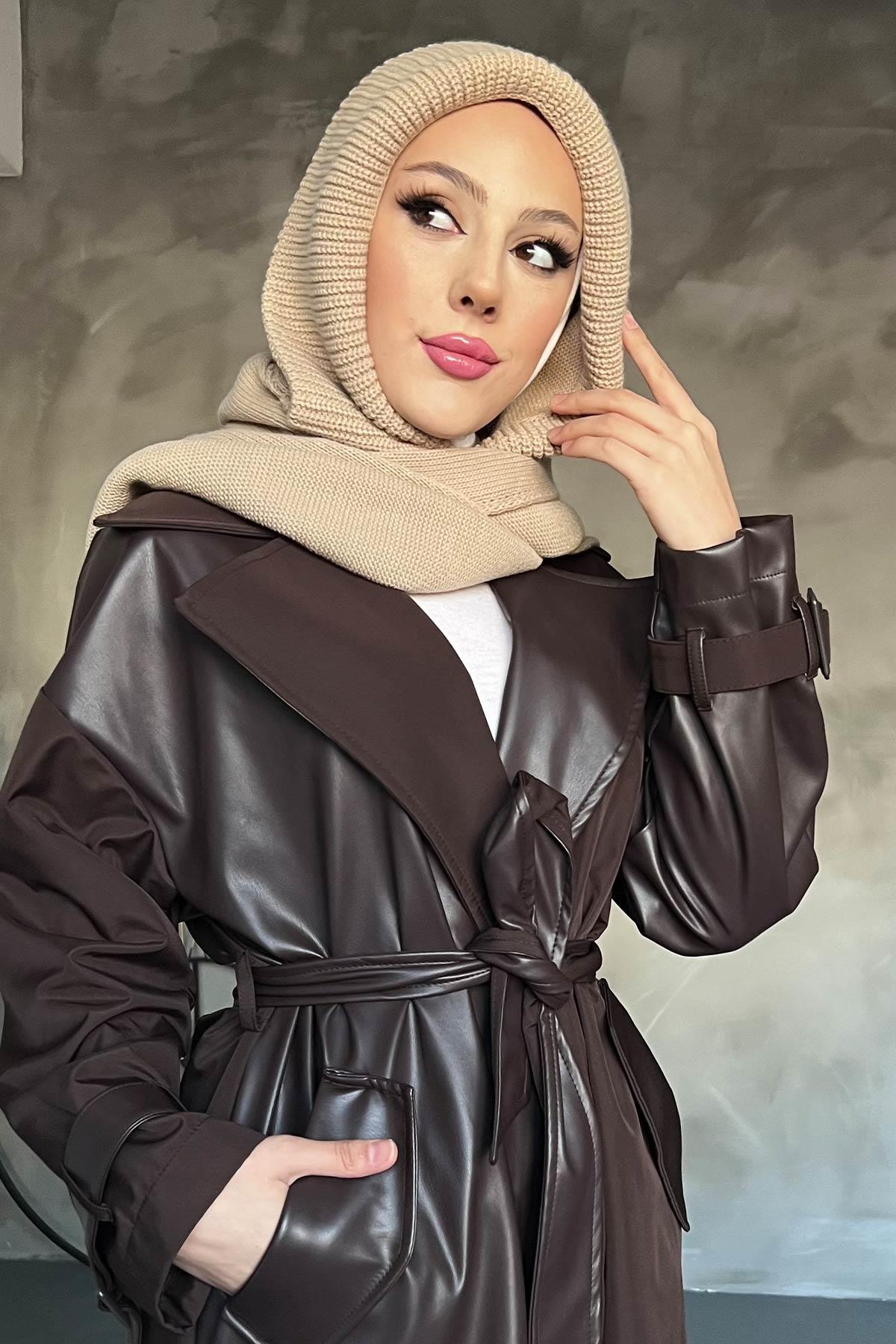 Balaclava Beret Camel