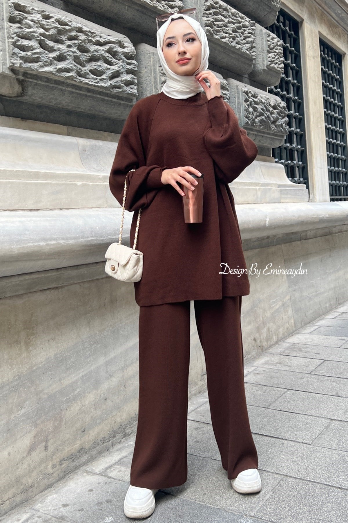 Peru Triko Takım Kahverengi