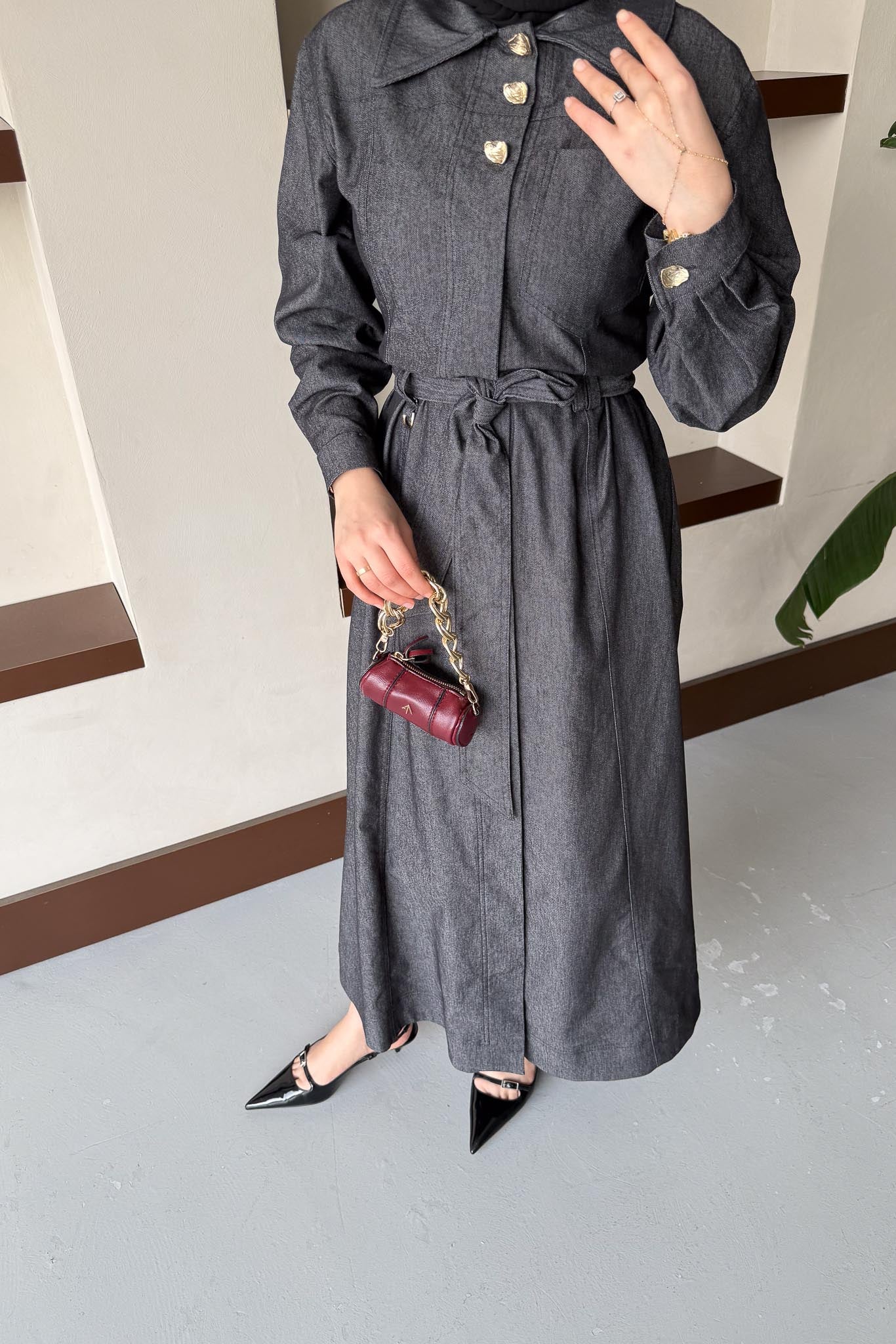 Lizya Denim Dress Blue