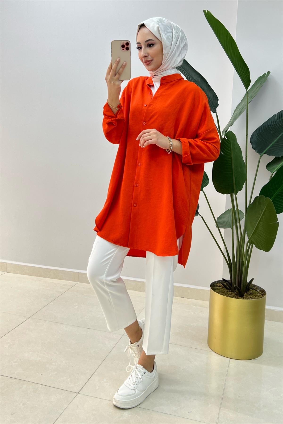 Carina Gömlek Turuncu