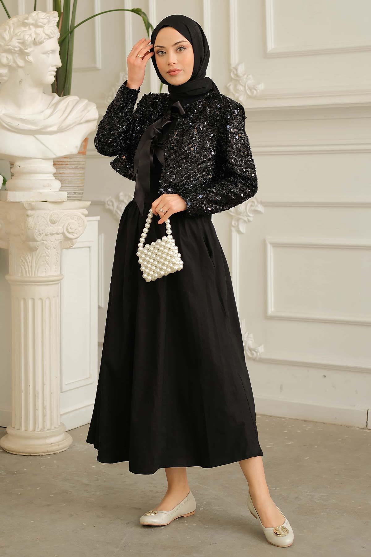 Clara Gold Takım Siyah