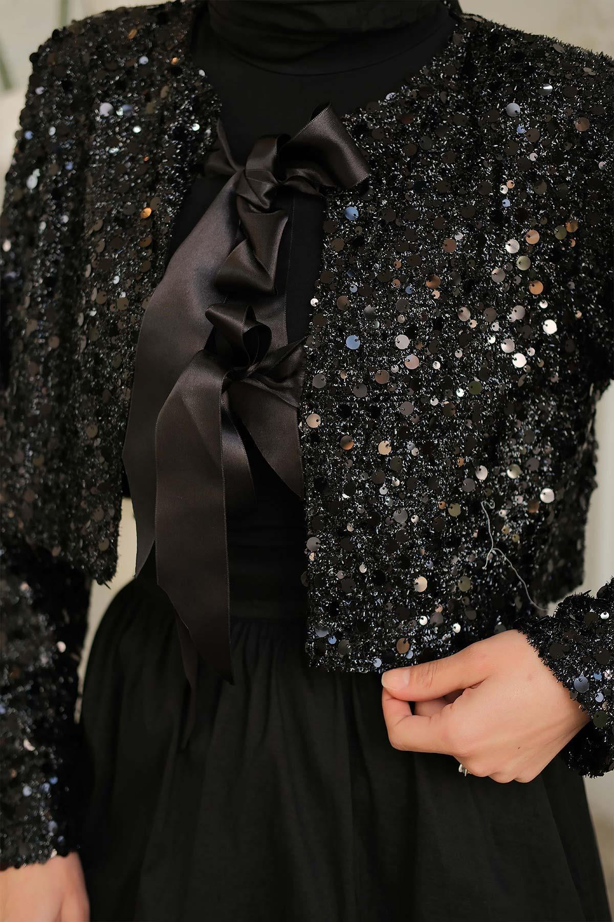 Clara Gold Takım Siyah