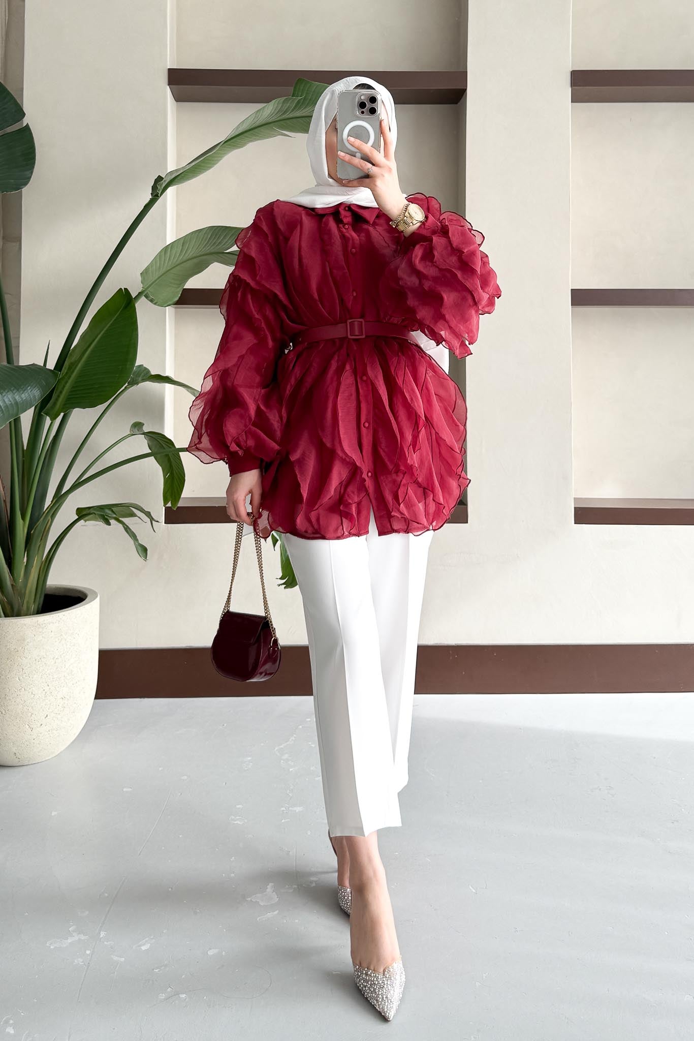 Ales Shoulder Lace Shirt Ecru