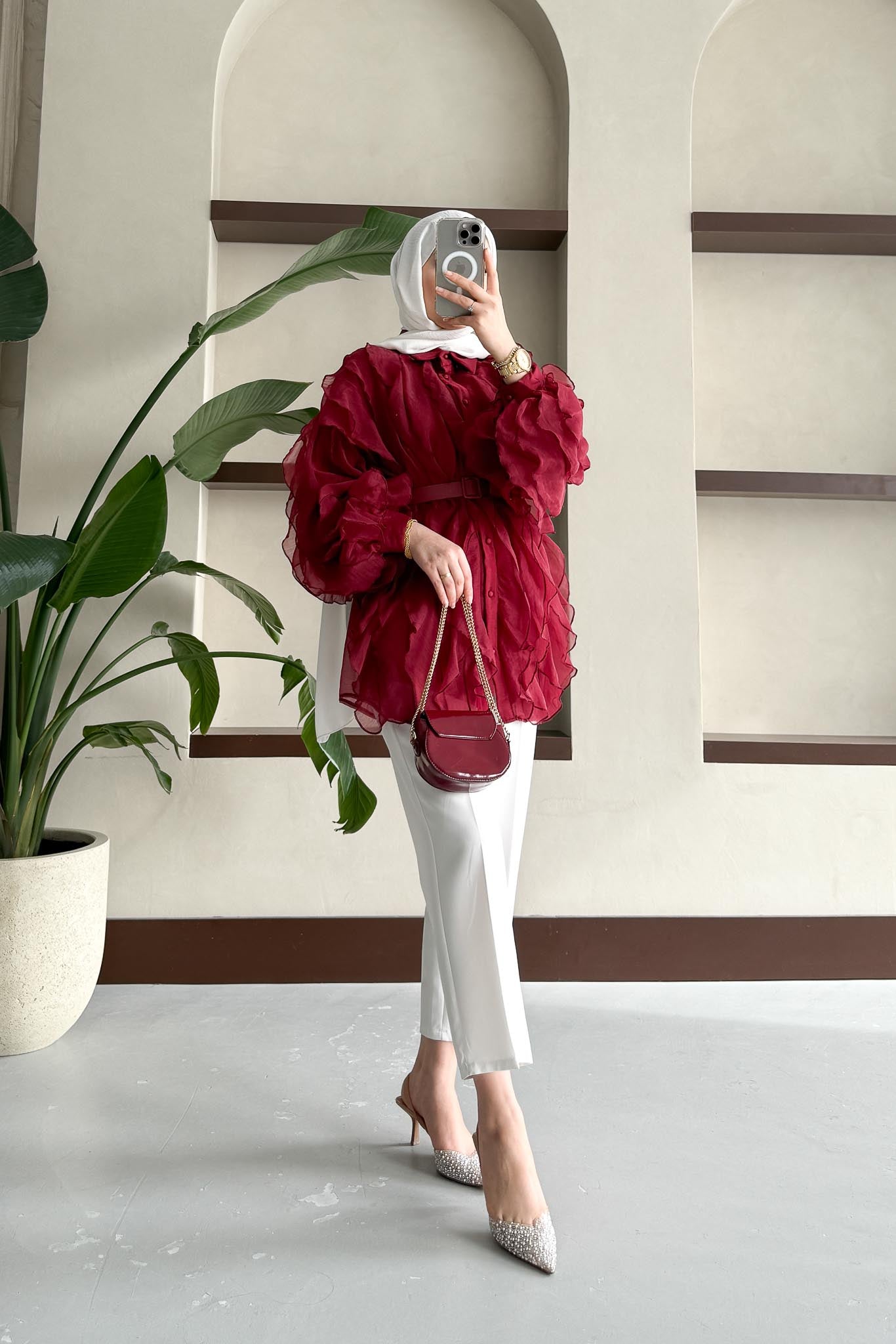Ales Shoulder Lace Shirt Ecru