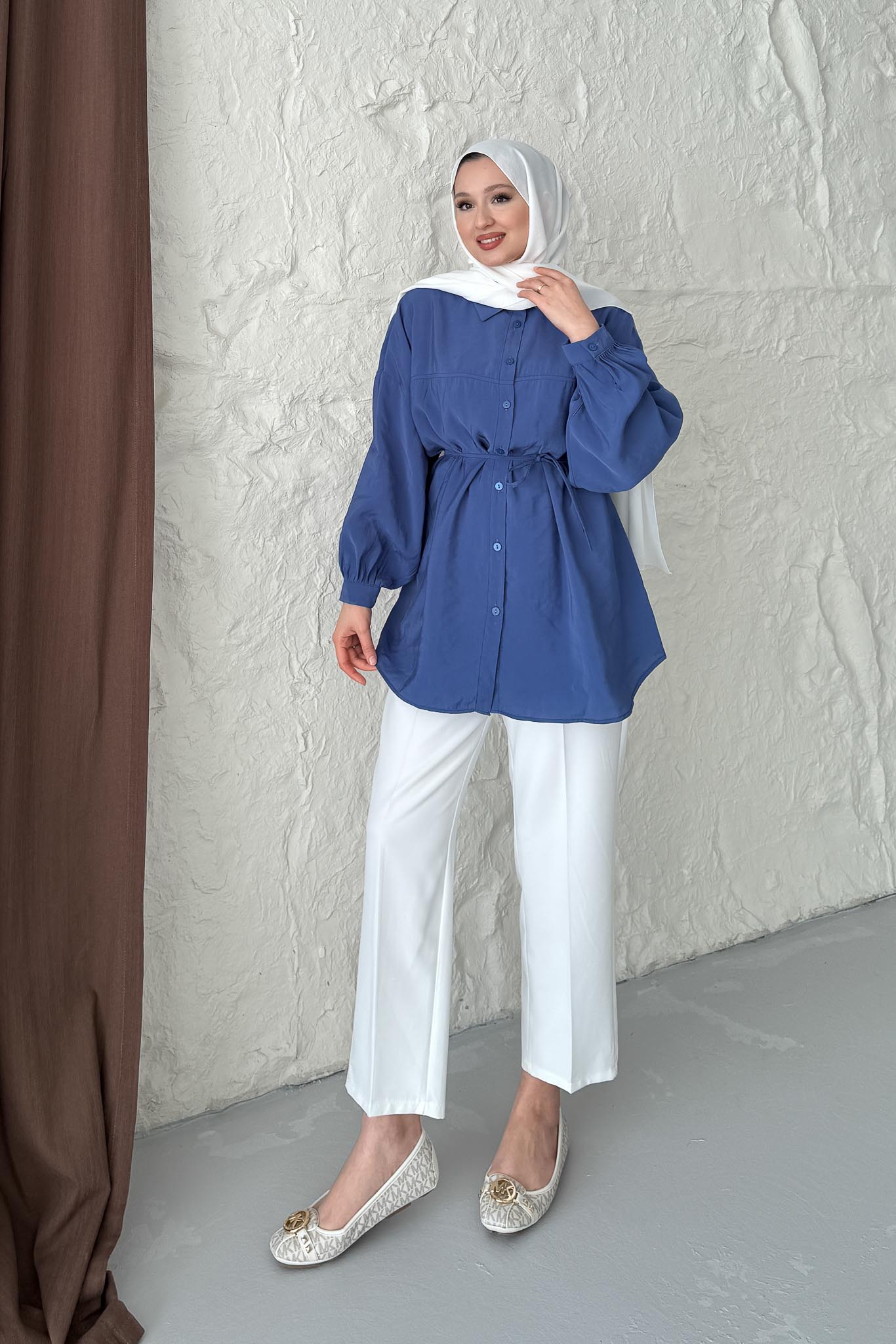 Ales Shoulder Lace Shirt Ecru