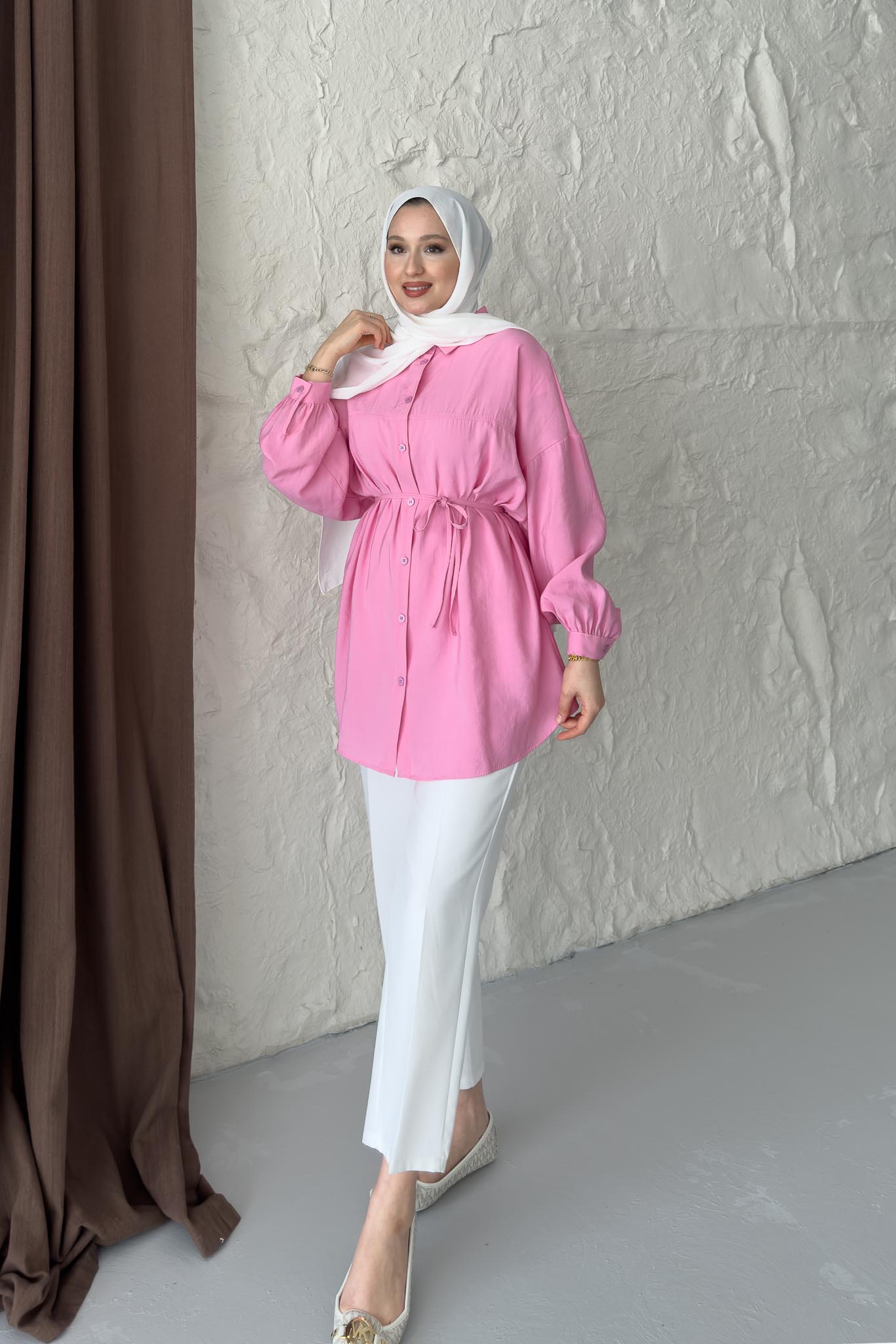 Ales Shoulder Lace Shirt Ecru