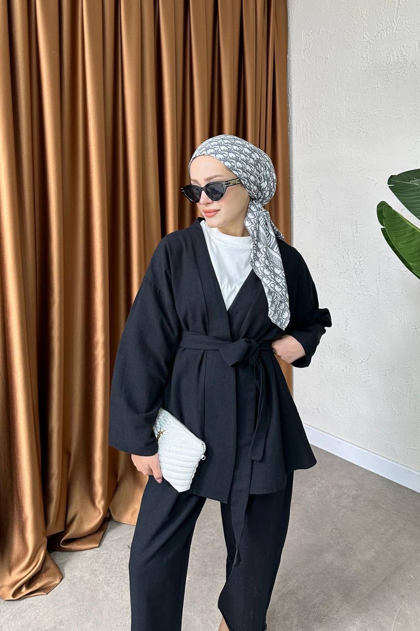 Dream Kimono Takım Siyah