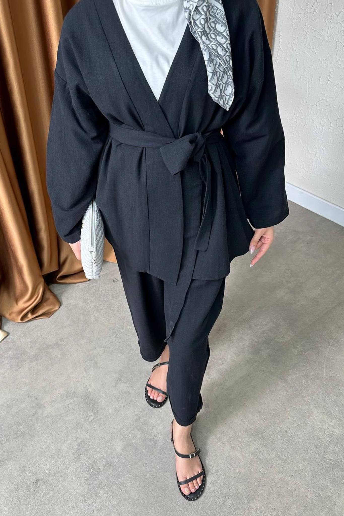 Dream Kimono Takım Siyah
