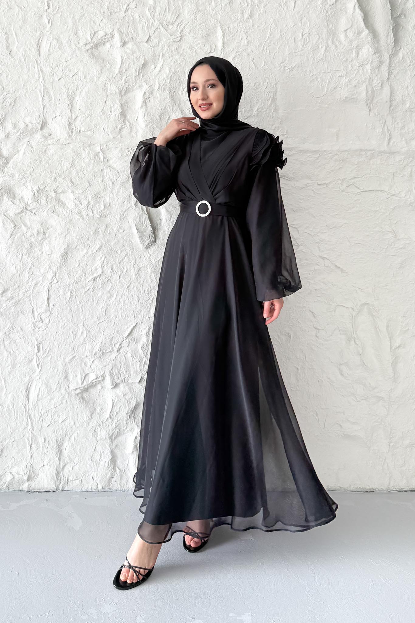 Suzana Abiye Elbise Siyah