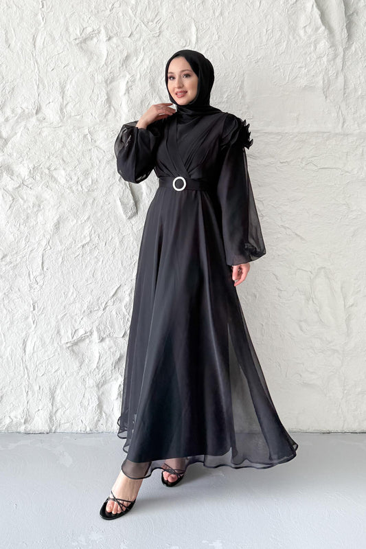 Suzana Abiye Elbise Siyah