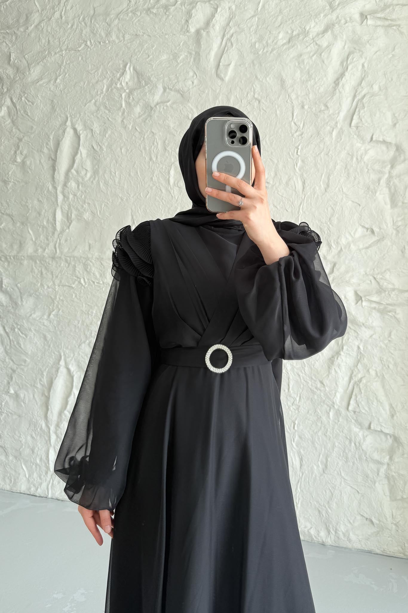 Suzana Abiye Elbise Siyah