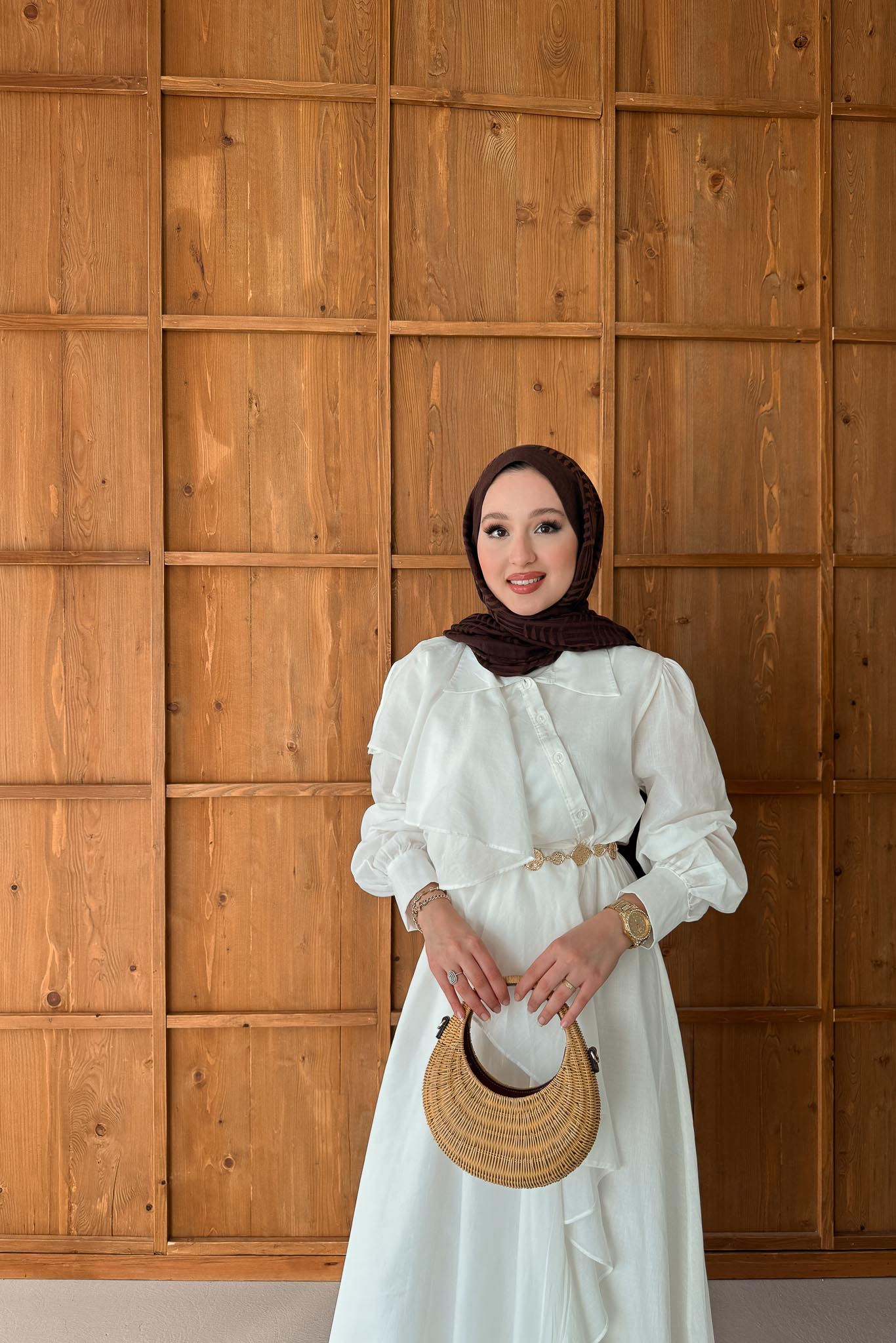 Alaçatı Dress White