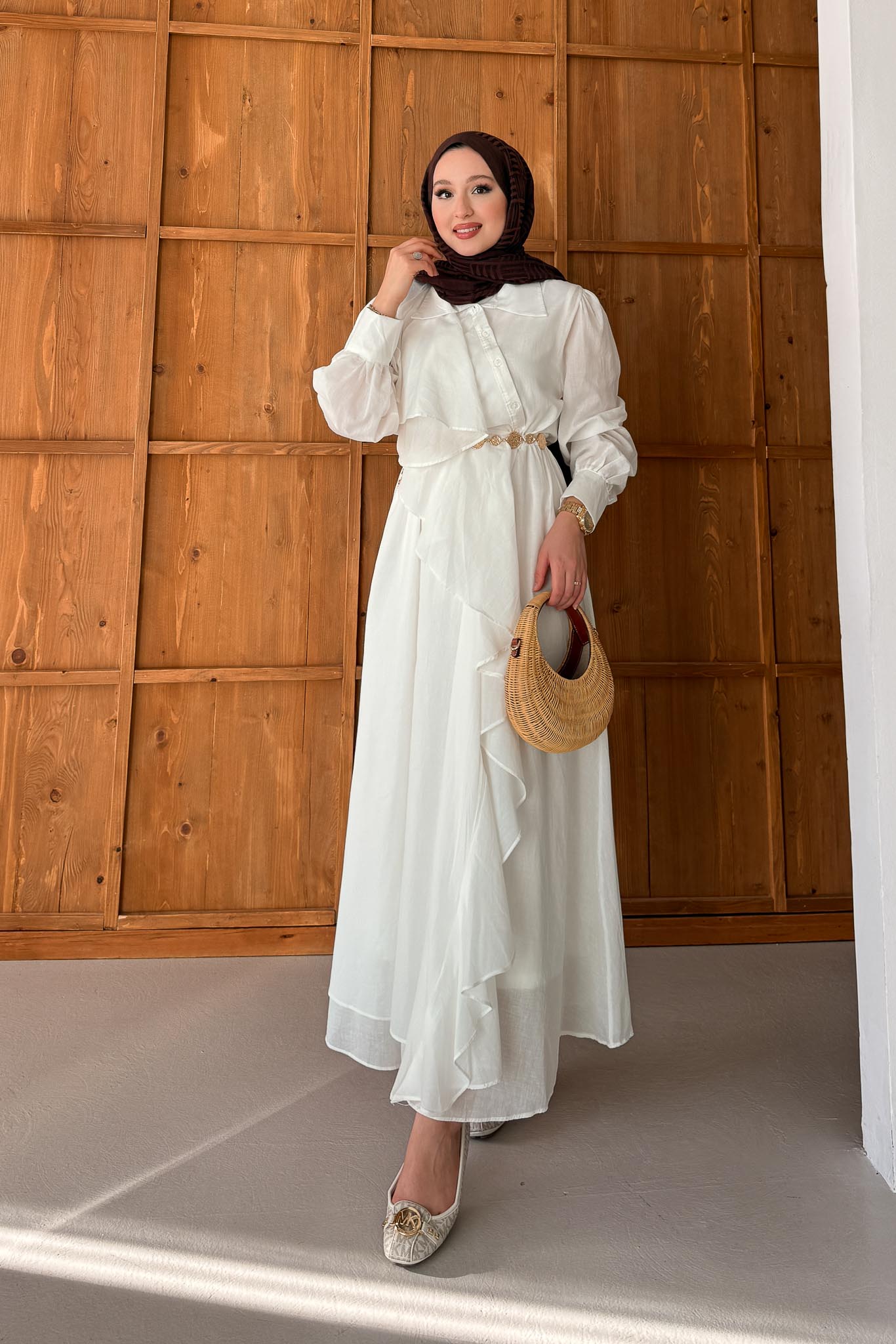 Alaçatı Dress White