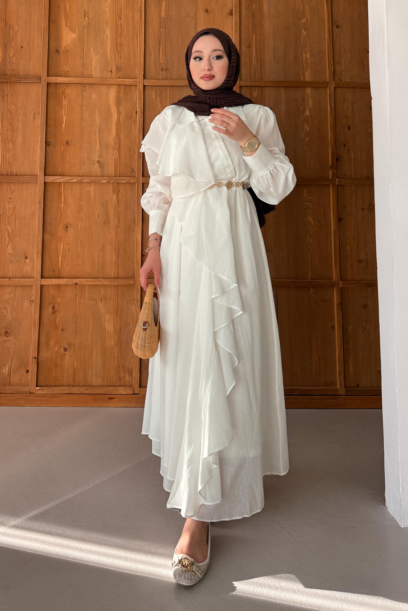 Alaçatı Dress White