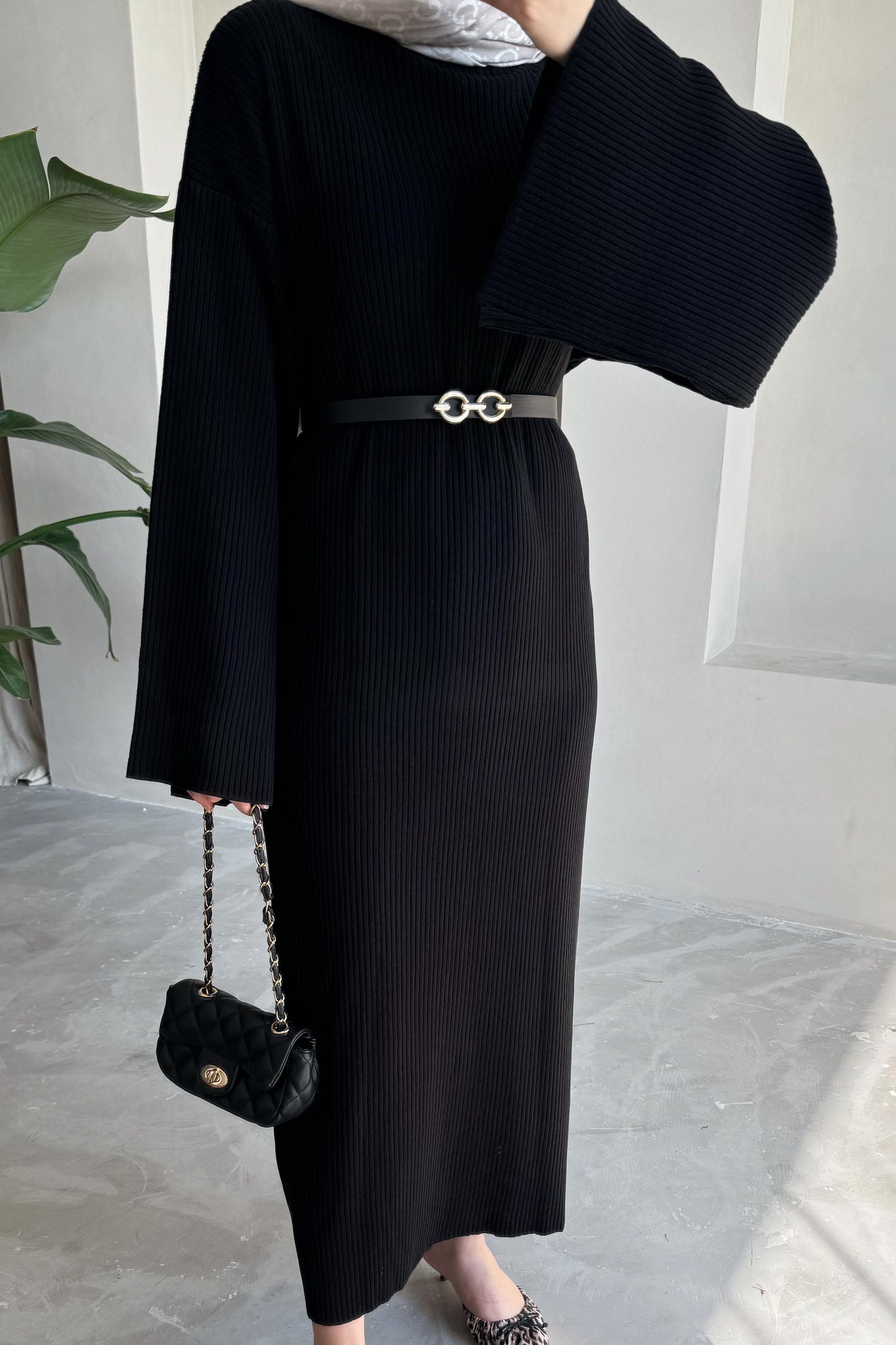 Jessica Knit Dress Saxe