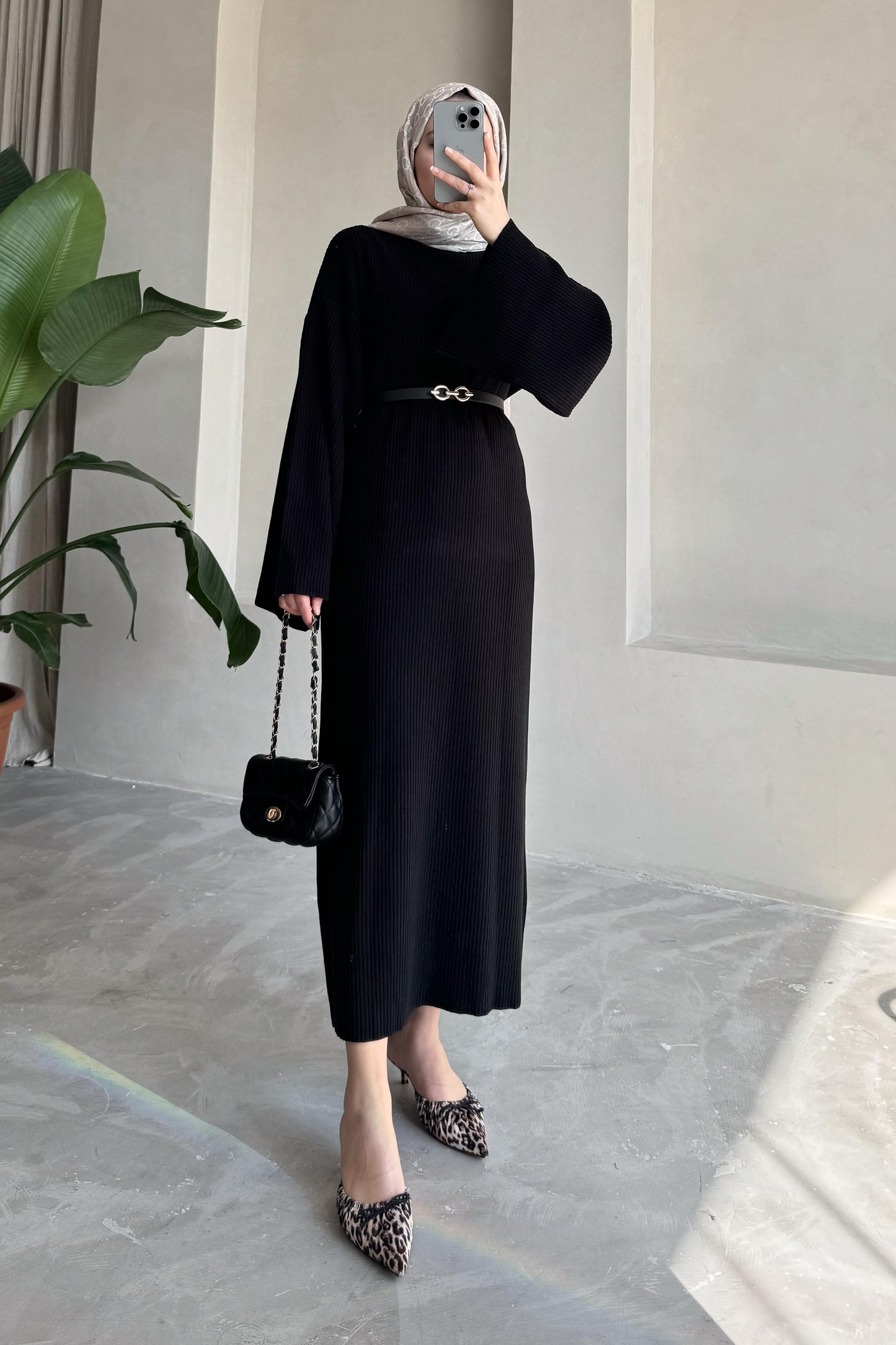 Jessica Knit Dress Saxe