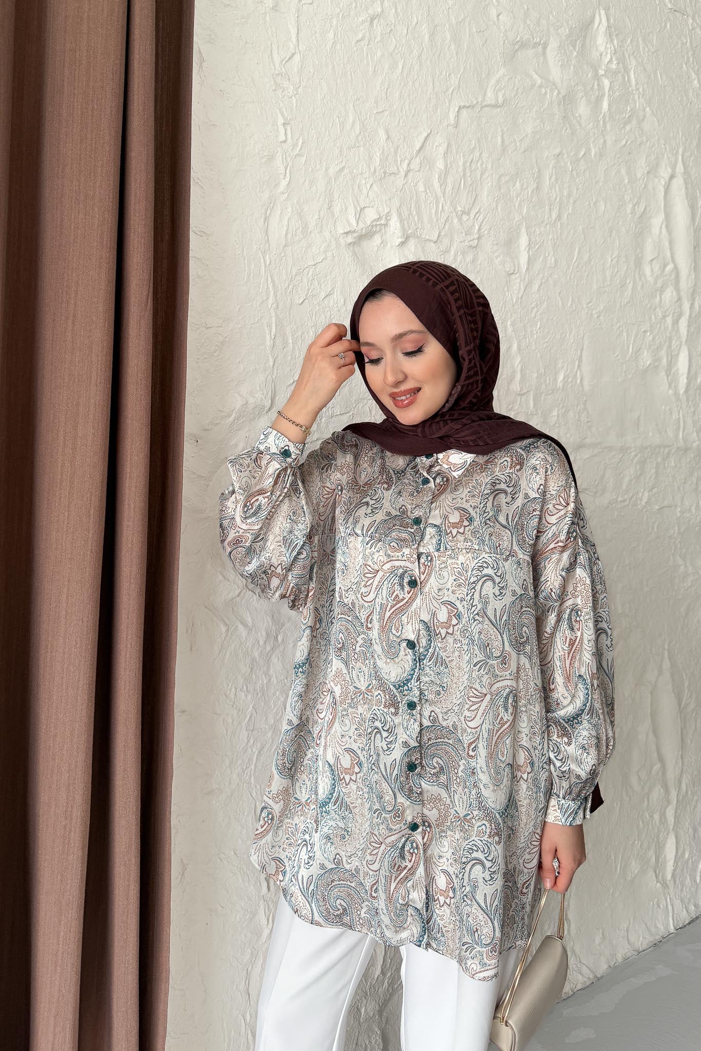 Ales Shoulder Lace Shirt Ecru