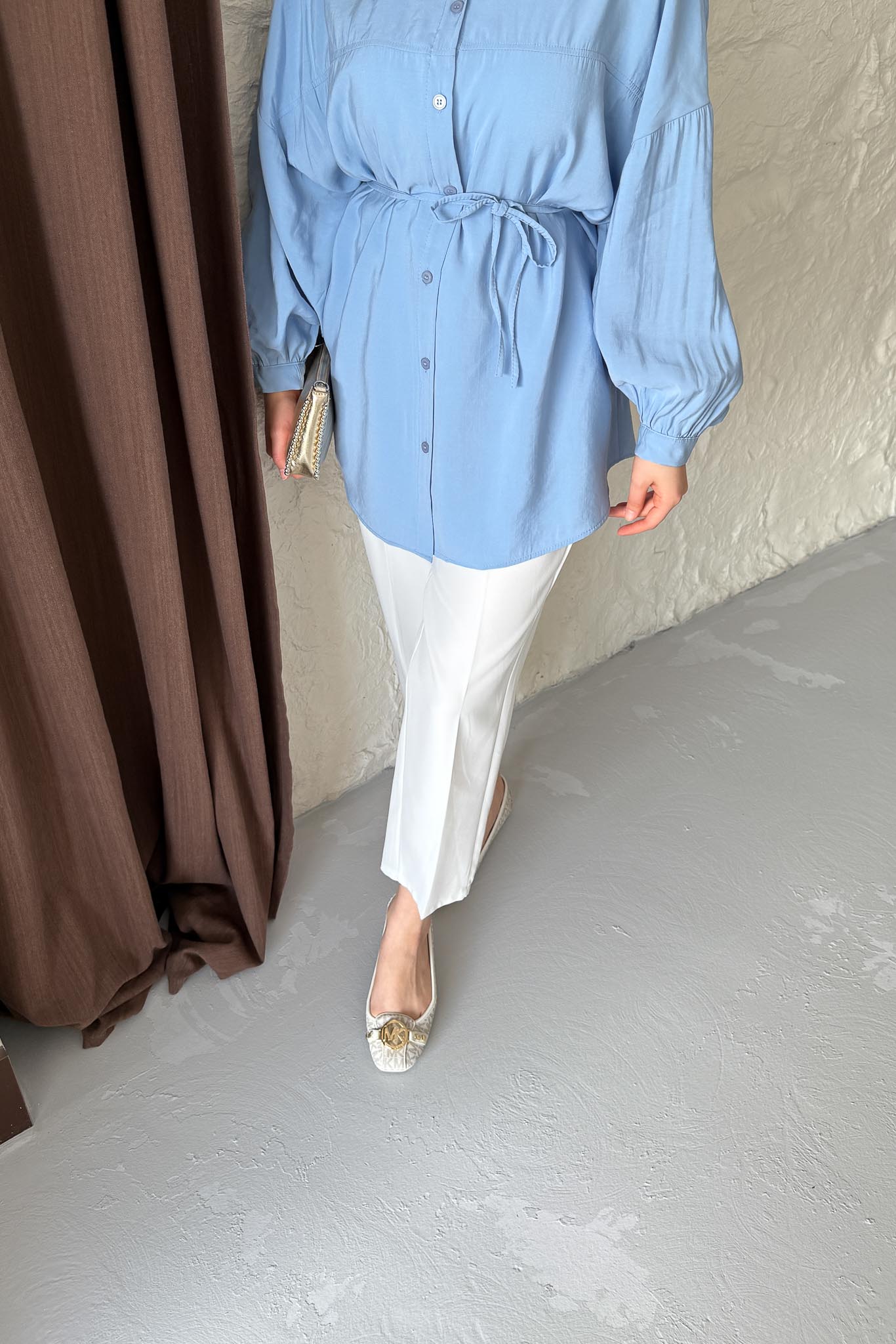 Ales Shoulder Lace Shirt Ecru