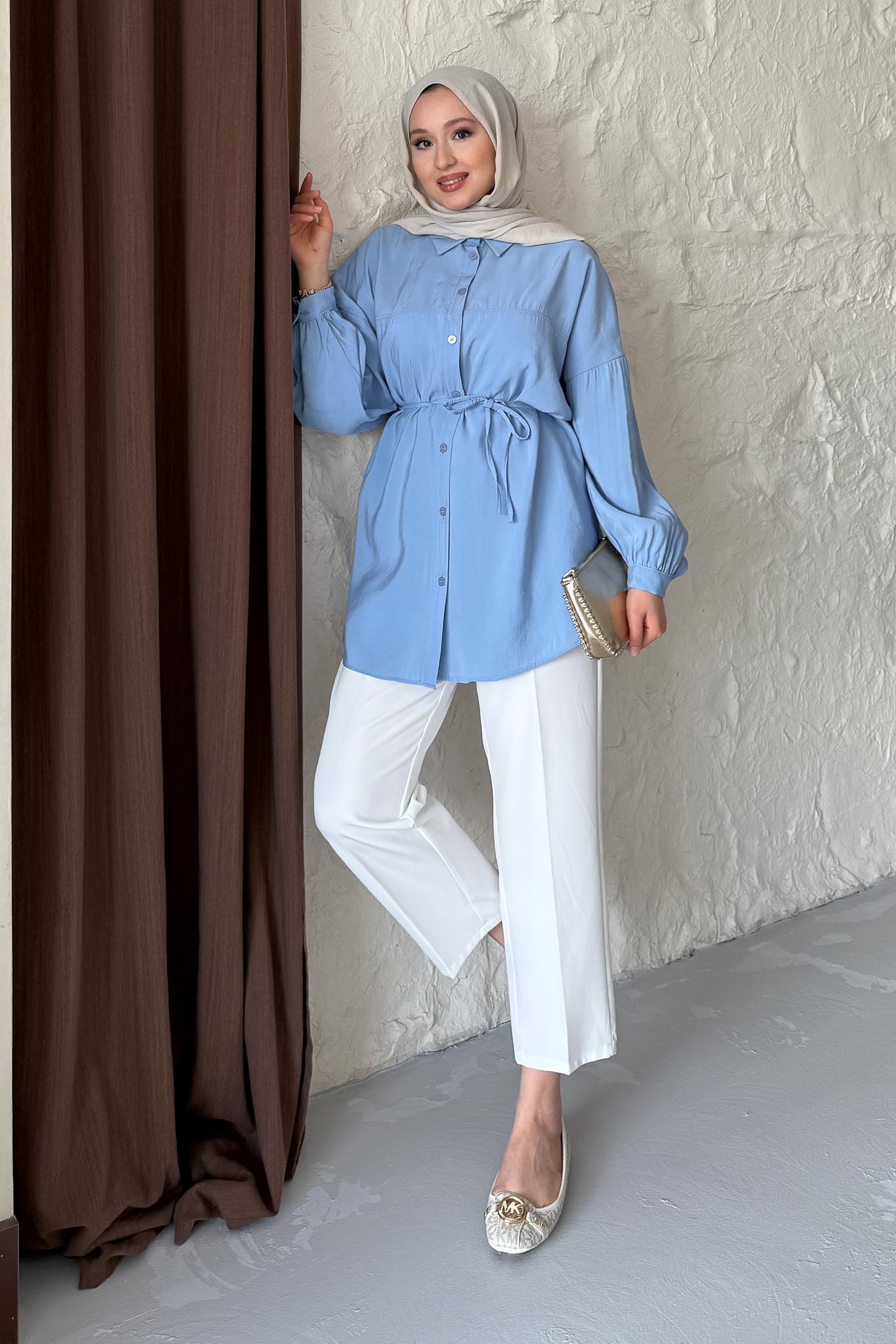 Ales Shoulder Lace Shirt Ecru