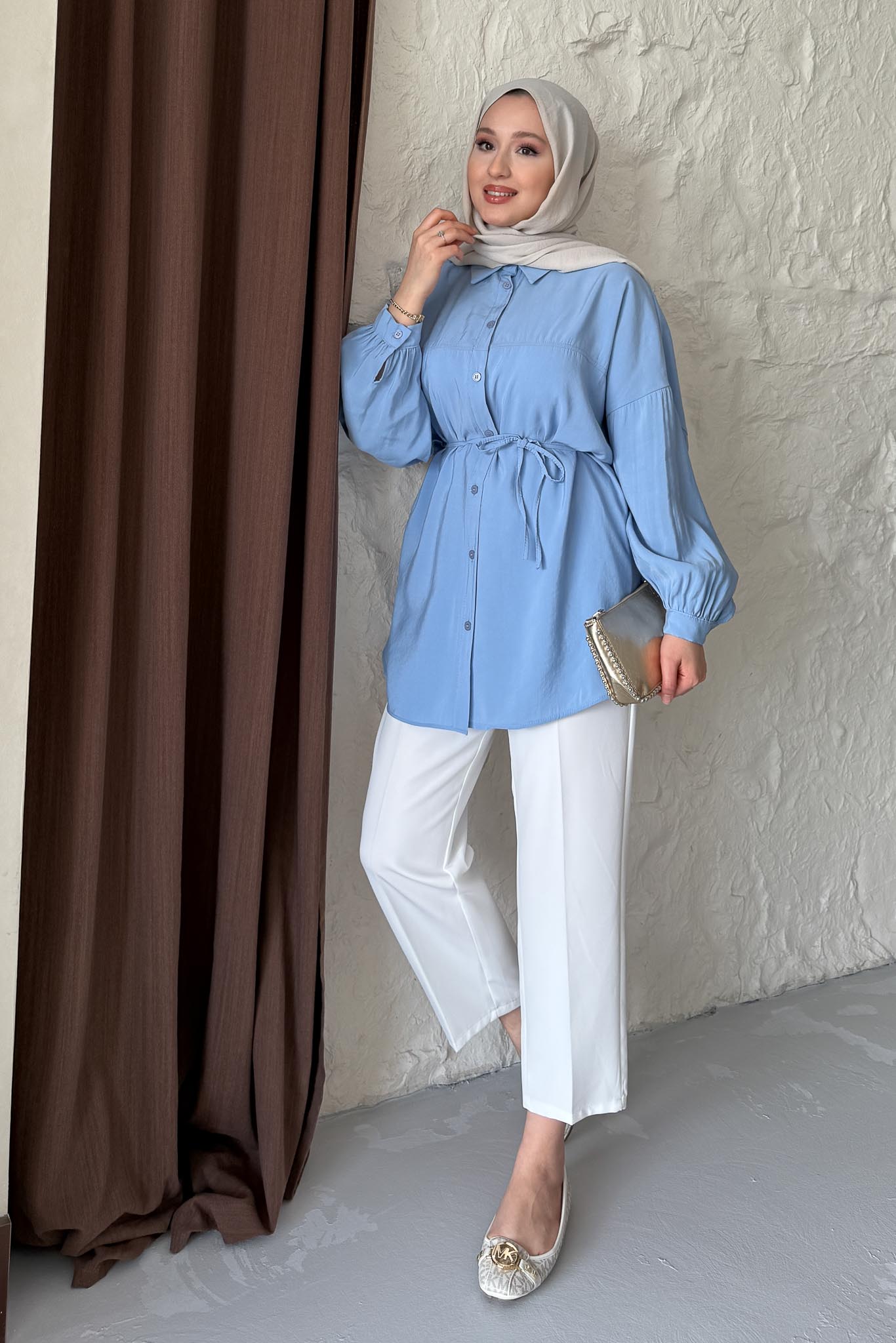 Ales Shoulder Lace Shirt Ecru