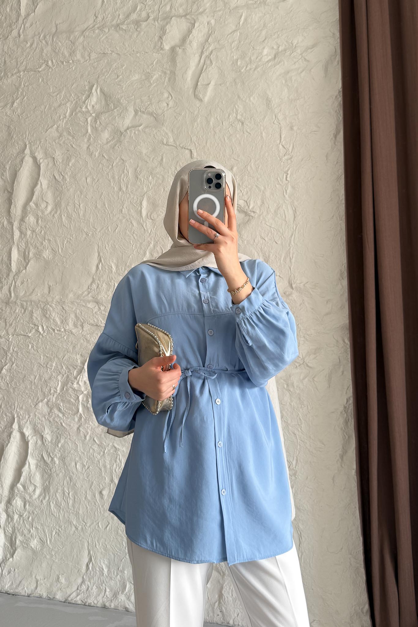 Ales Shoulder Lace Shirt Ecru