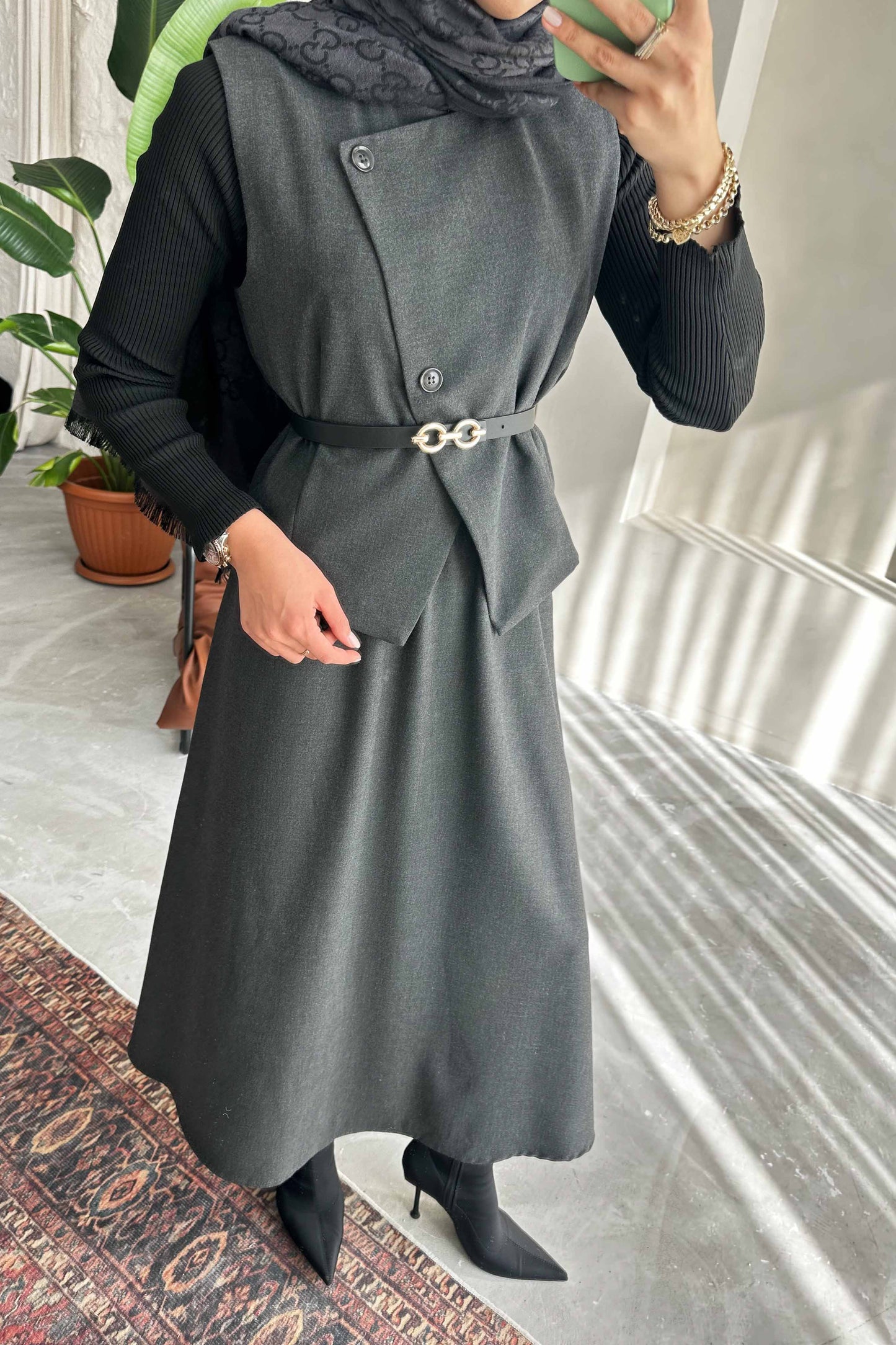 Marsel Mercerized Set Gray