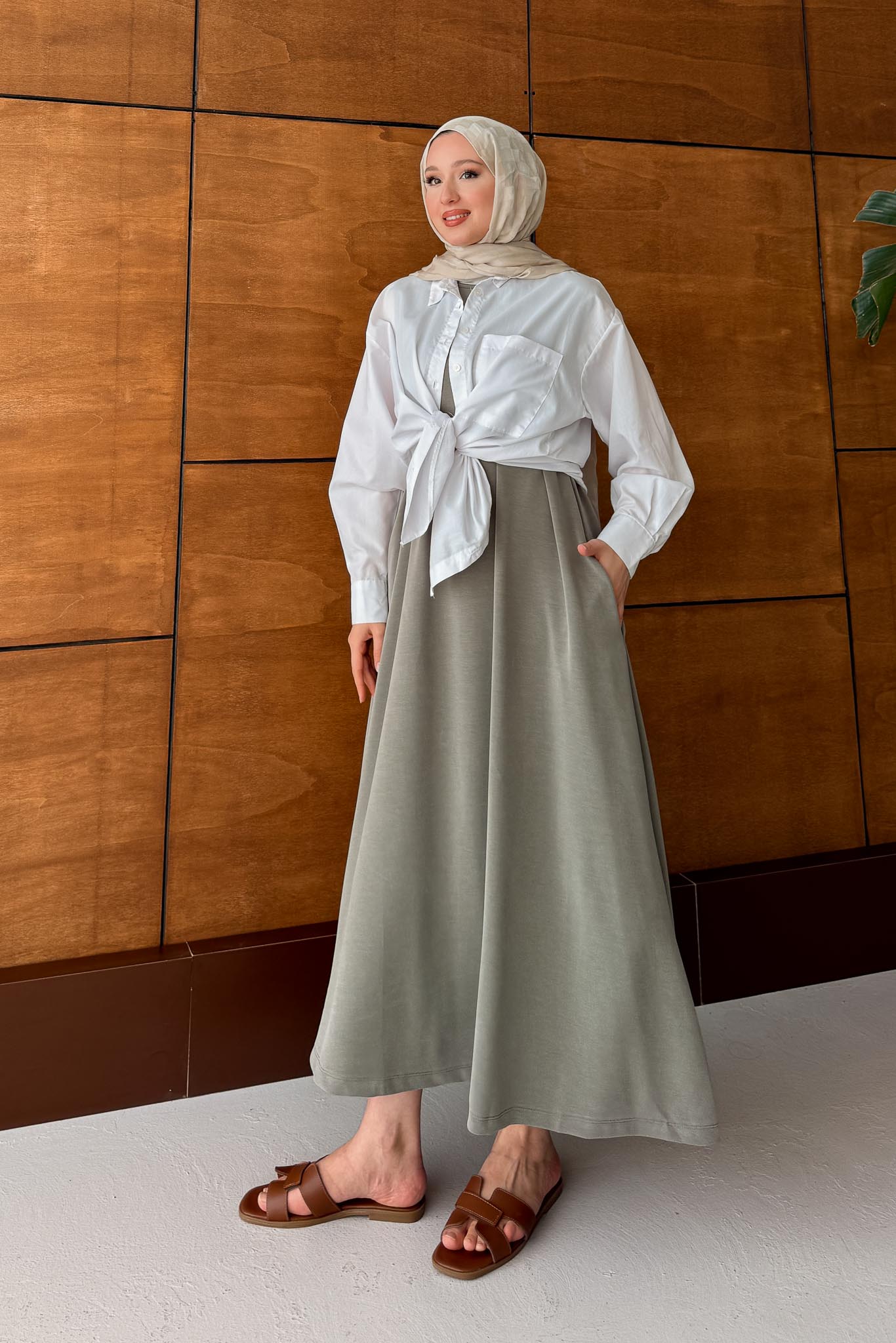 Alaçatı Dress White