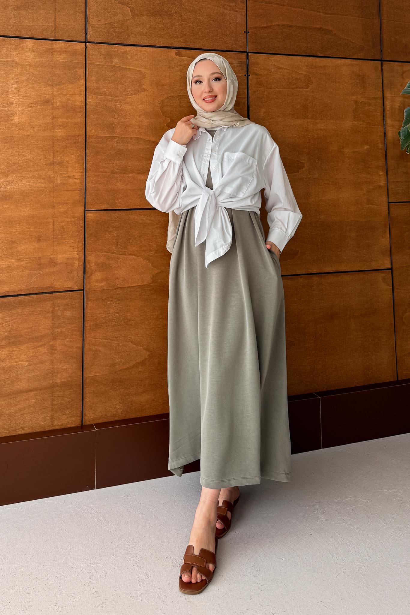 Alaçatı Dress White
