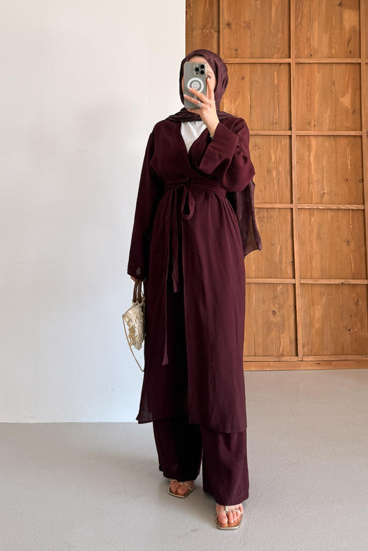 Dean Kimono Takım Bordo