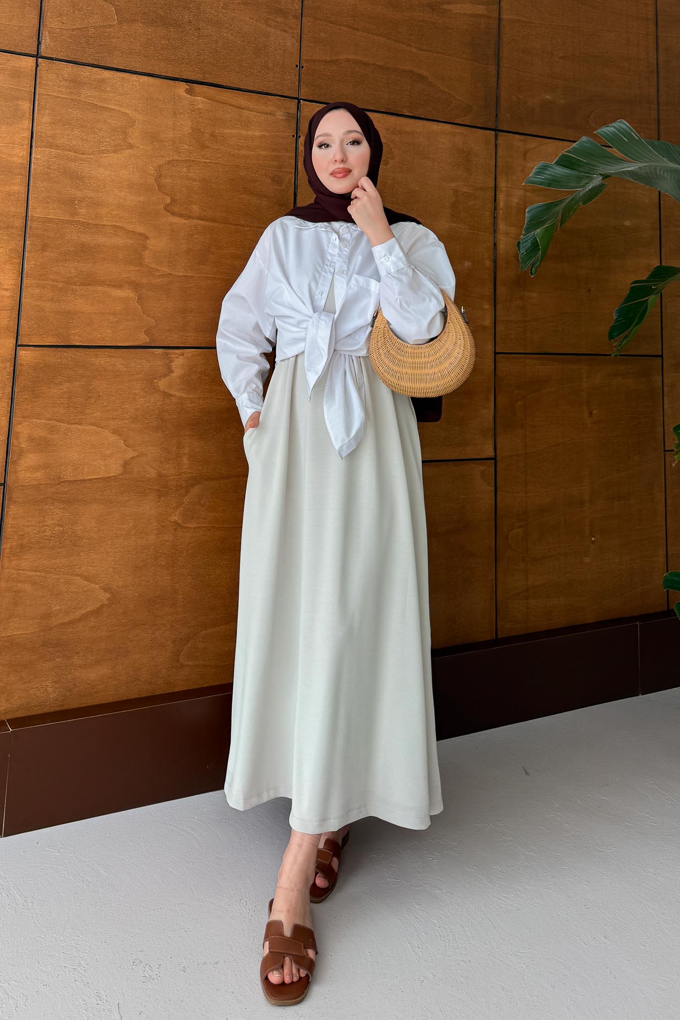 Alaçatı Dress White