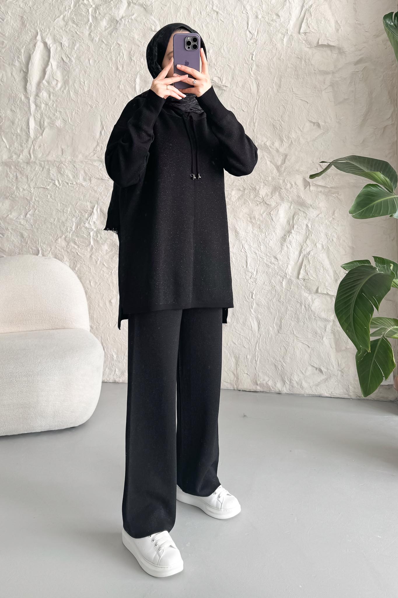 Buklet Sim Dokulu Takım Siyah