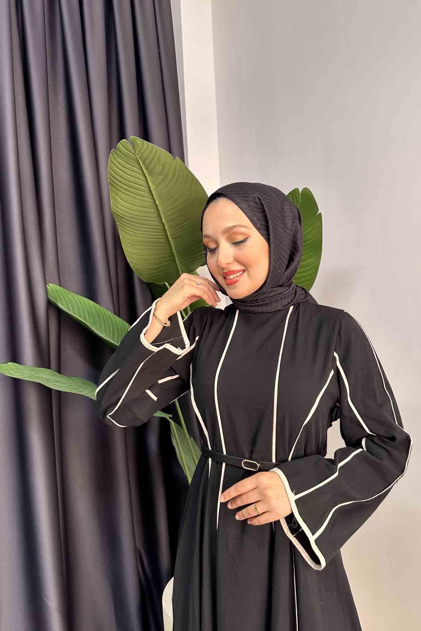 Massimo Biyeli Elbise Siyah