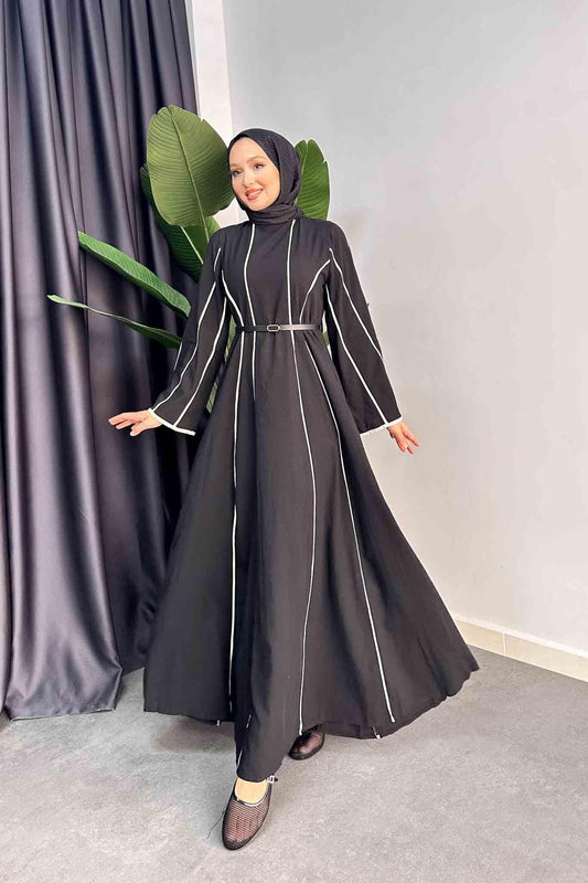 Massimo Biyeli Elbise Siyah