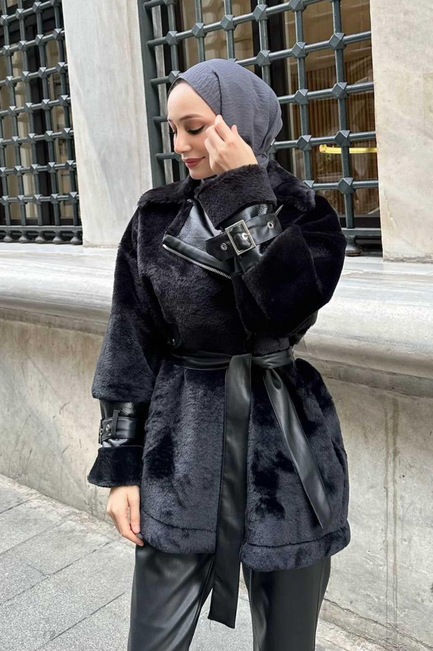 Master Plush Coat Ecru