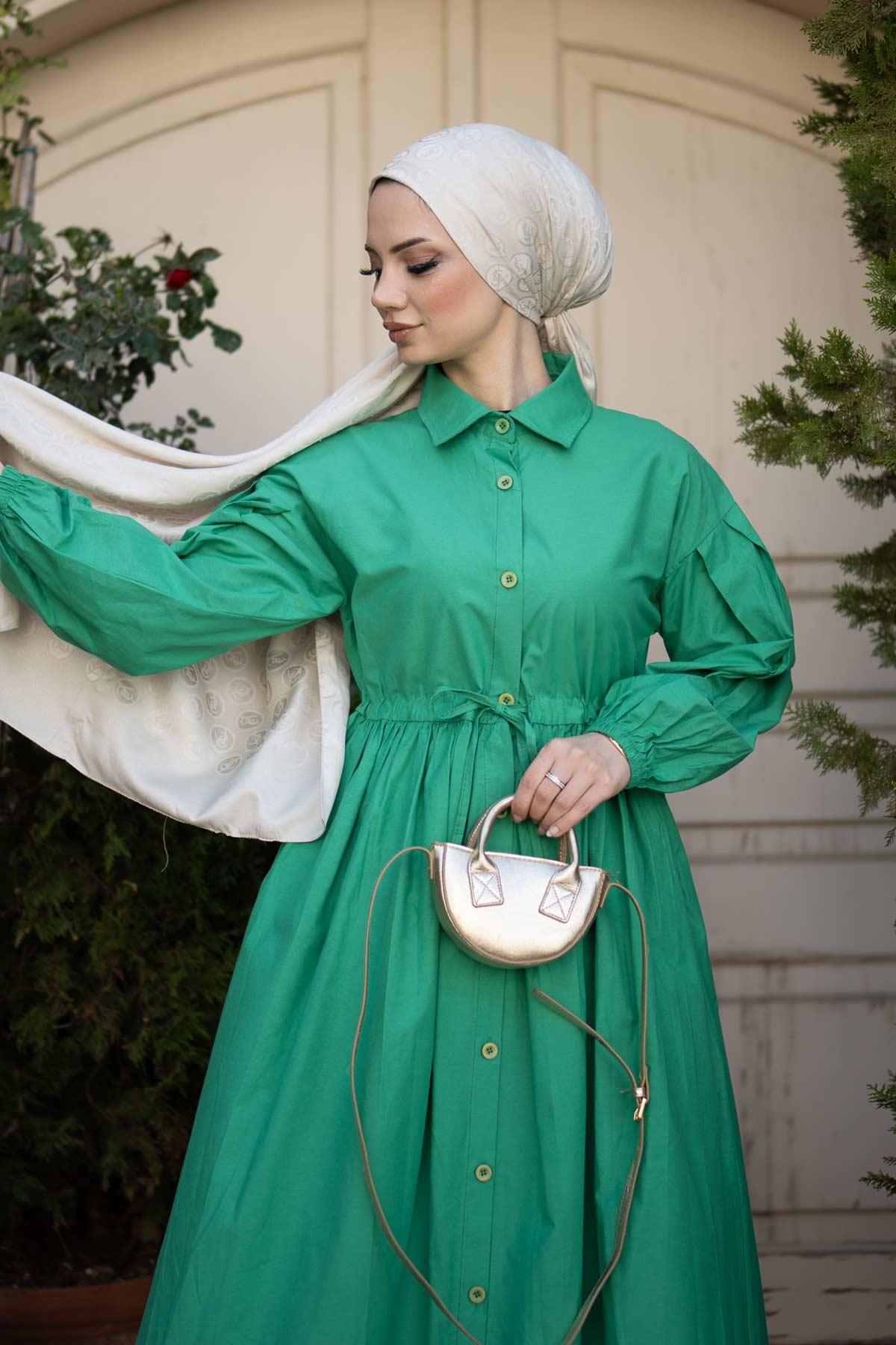 More Poplin Elbise Benetton