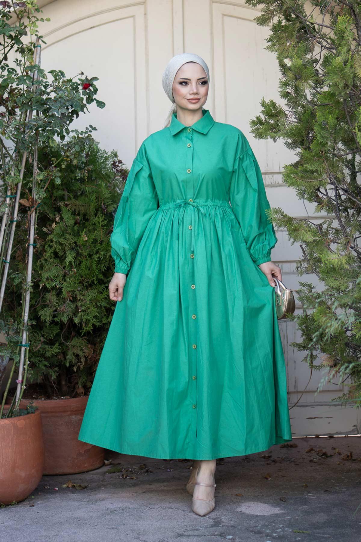 More Poplin Elbise Benetton