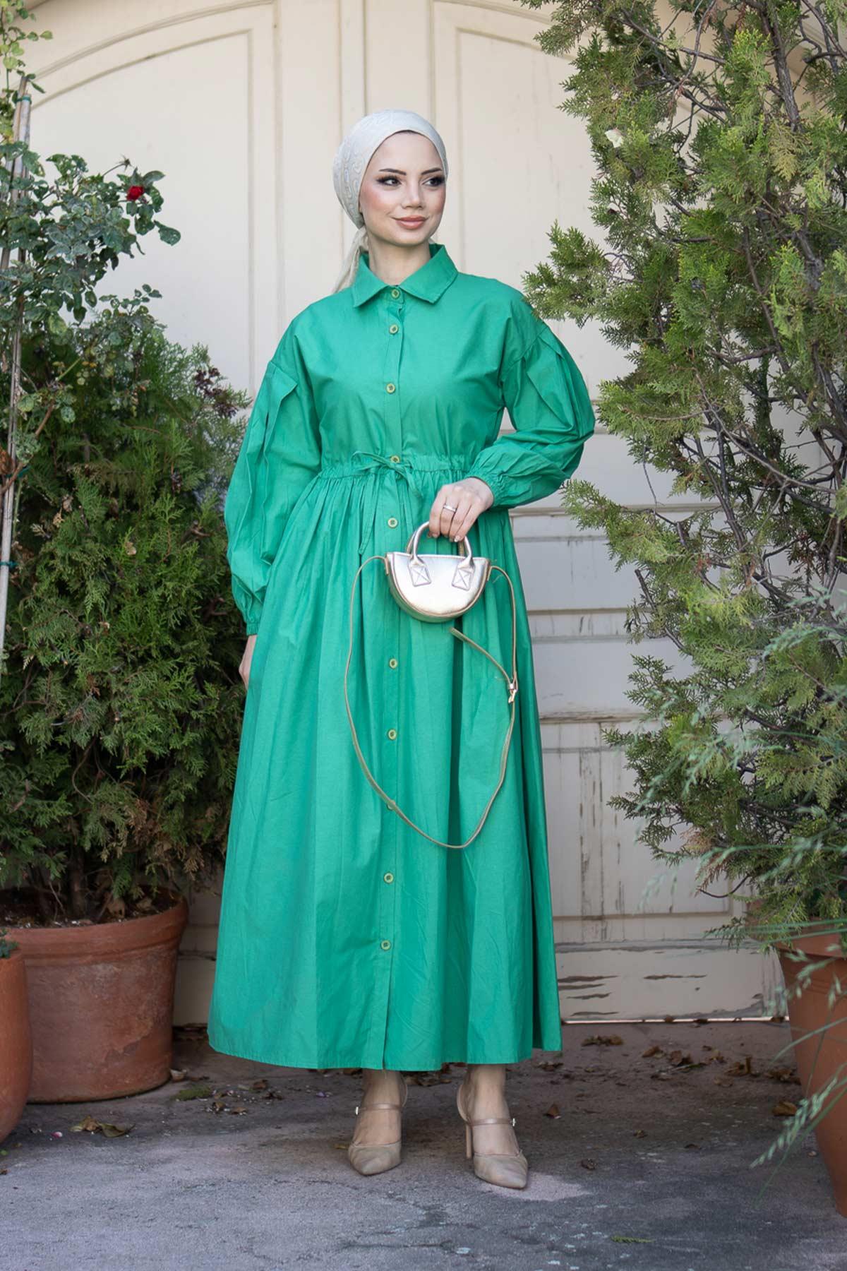 More Poplin Elbise Benetton