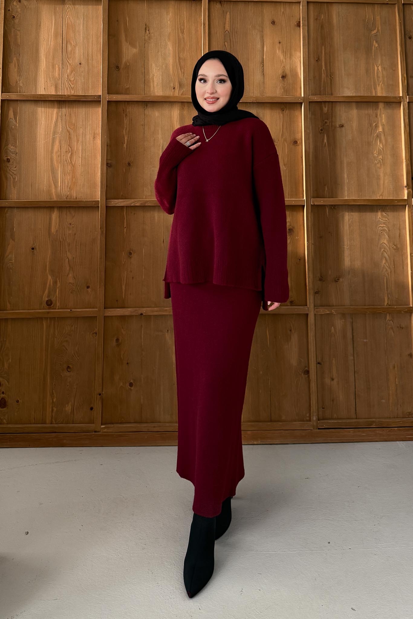 Angel Triko Takım Bordo